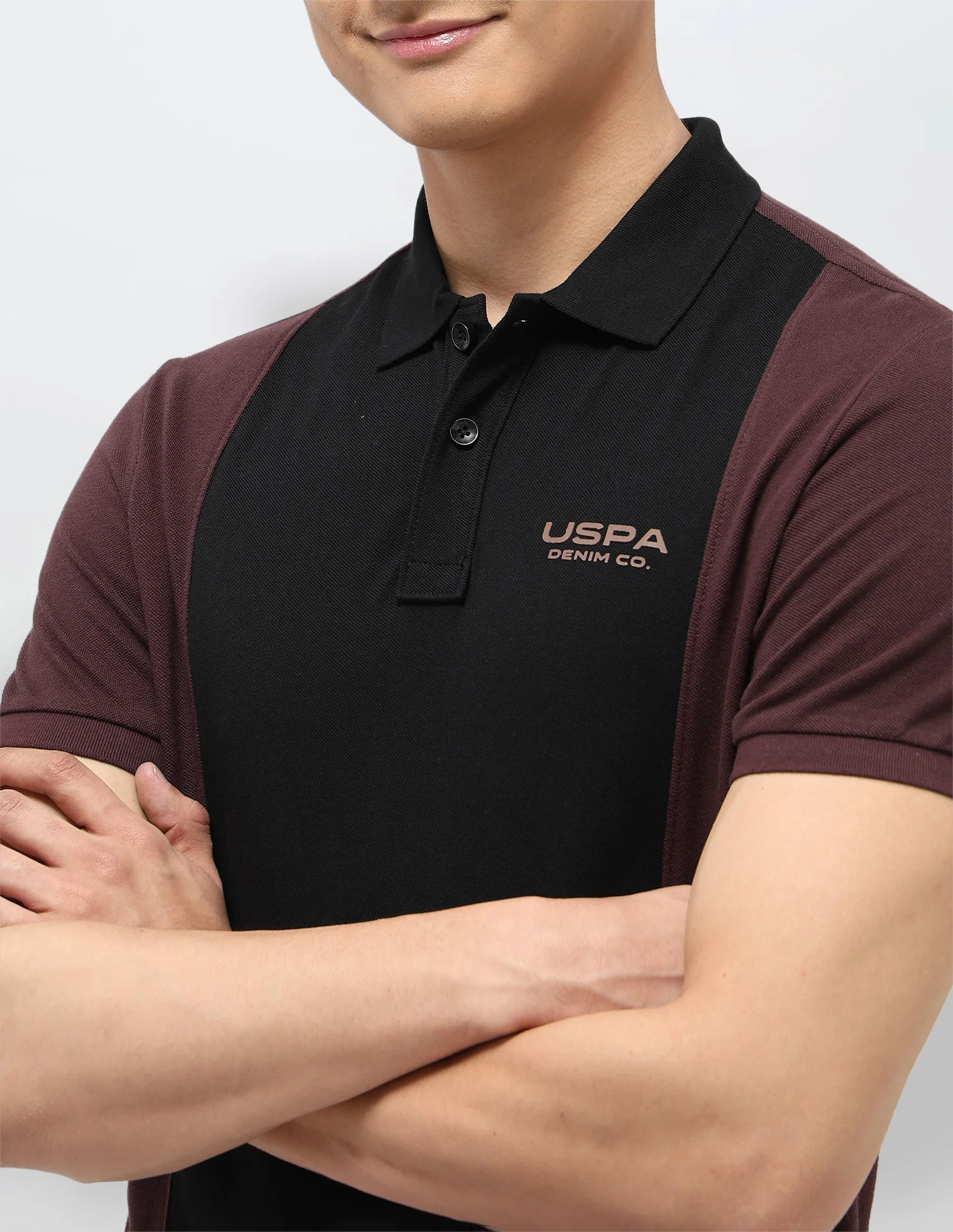 Colourblocked Pure Cotton Polo Shirt - Image 7