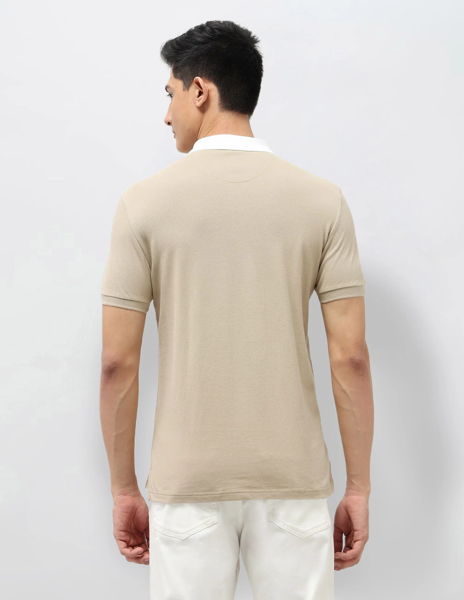 Colourblocked Pure Cotton Polo Shirt - Image 5