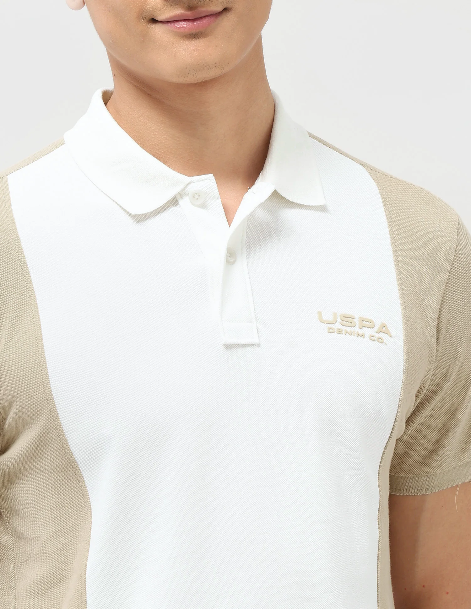 Colourblocked Pure Cotton Polo Shirt - Image 7