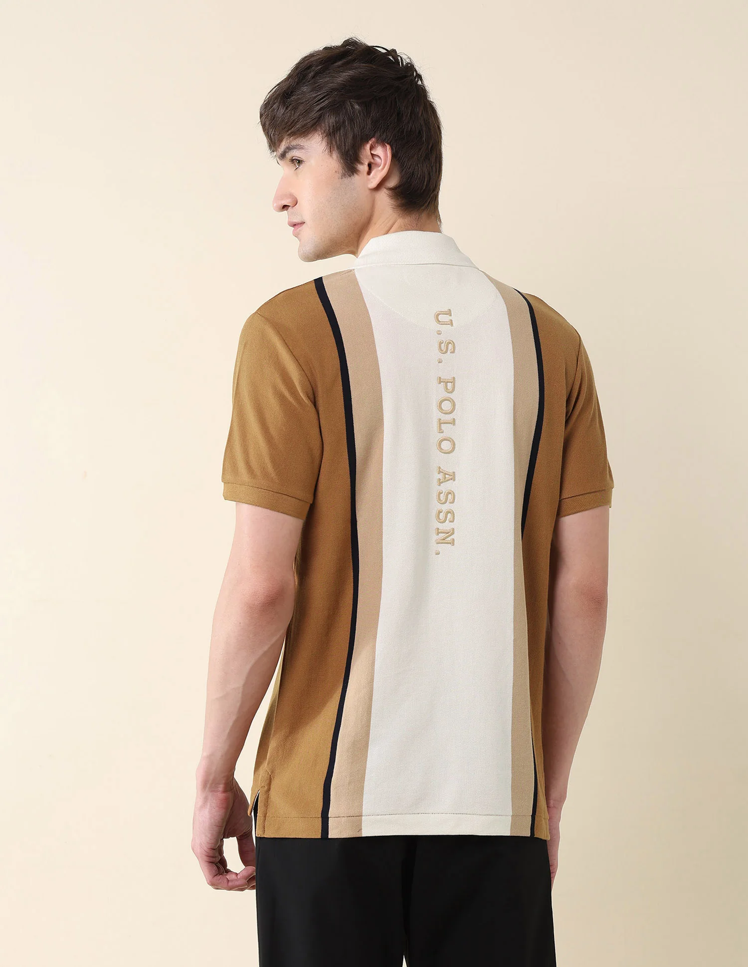 Colourblocked Pure Cotton Polo Shirt - Image 5