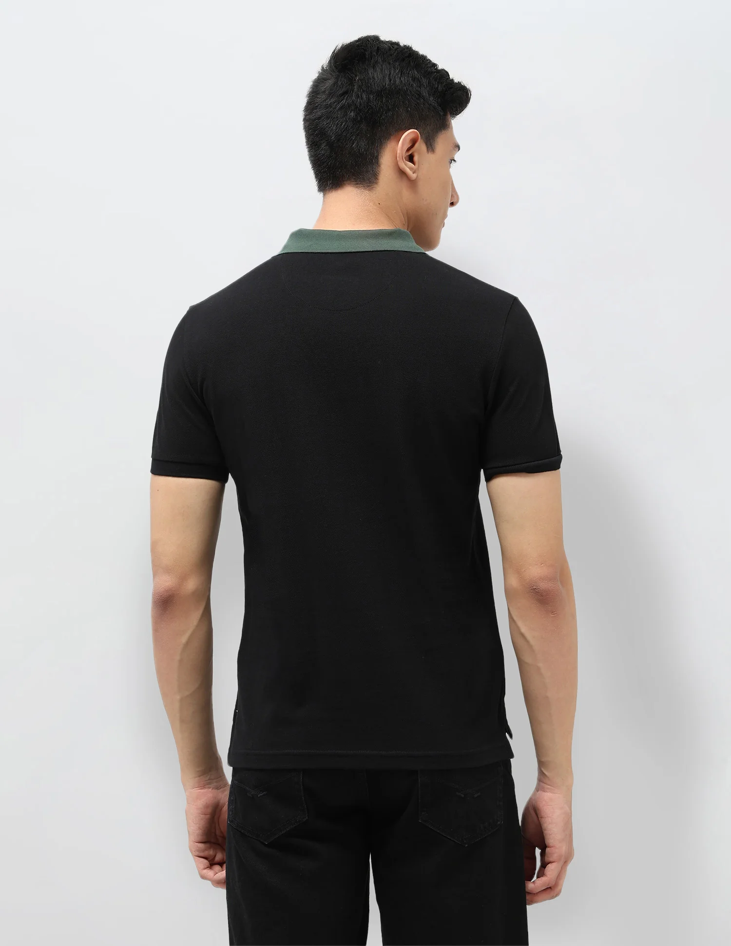 Colourblocked Pure Cotton Polo Shirt - Image 5