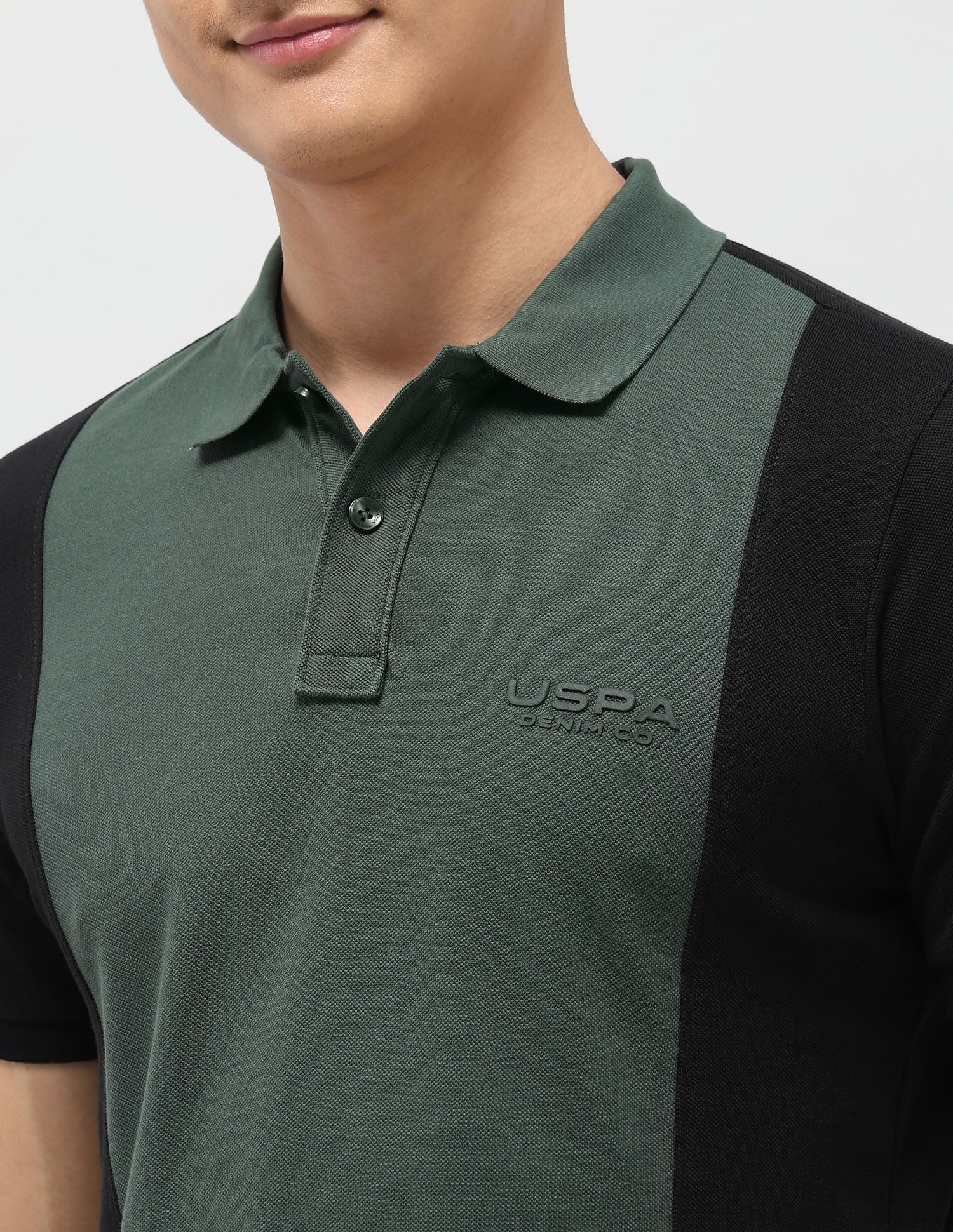 Colourblocked Pure Cotton Polo Shirt - Image 7