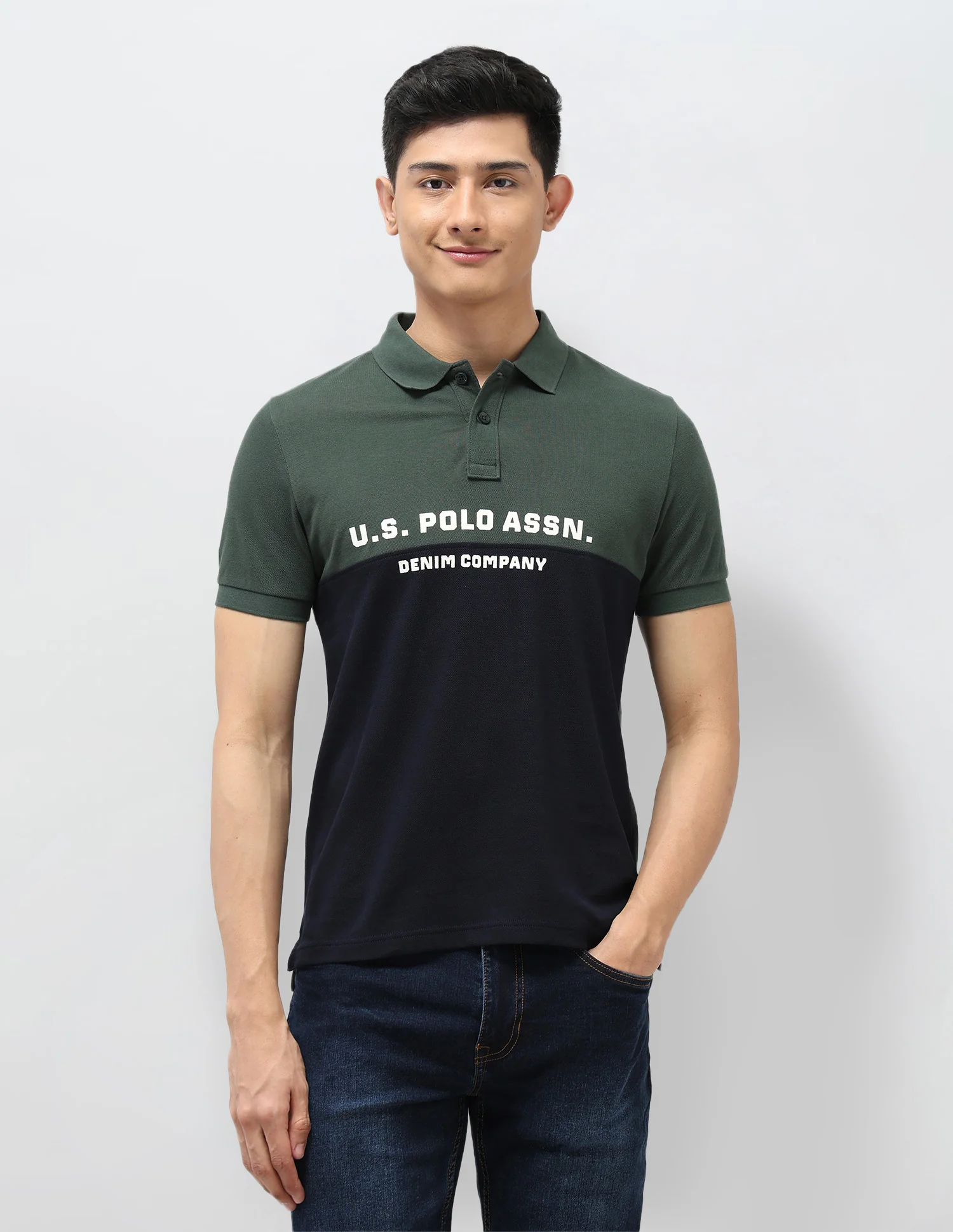 Colourblocked Pure Cotton Polo Shirt - Image 6