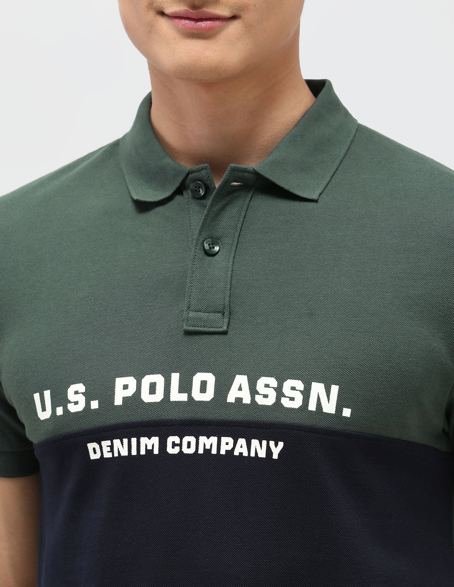 Colourblocked Pure Cotton Polo Shirt - Image 7