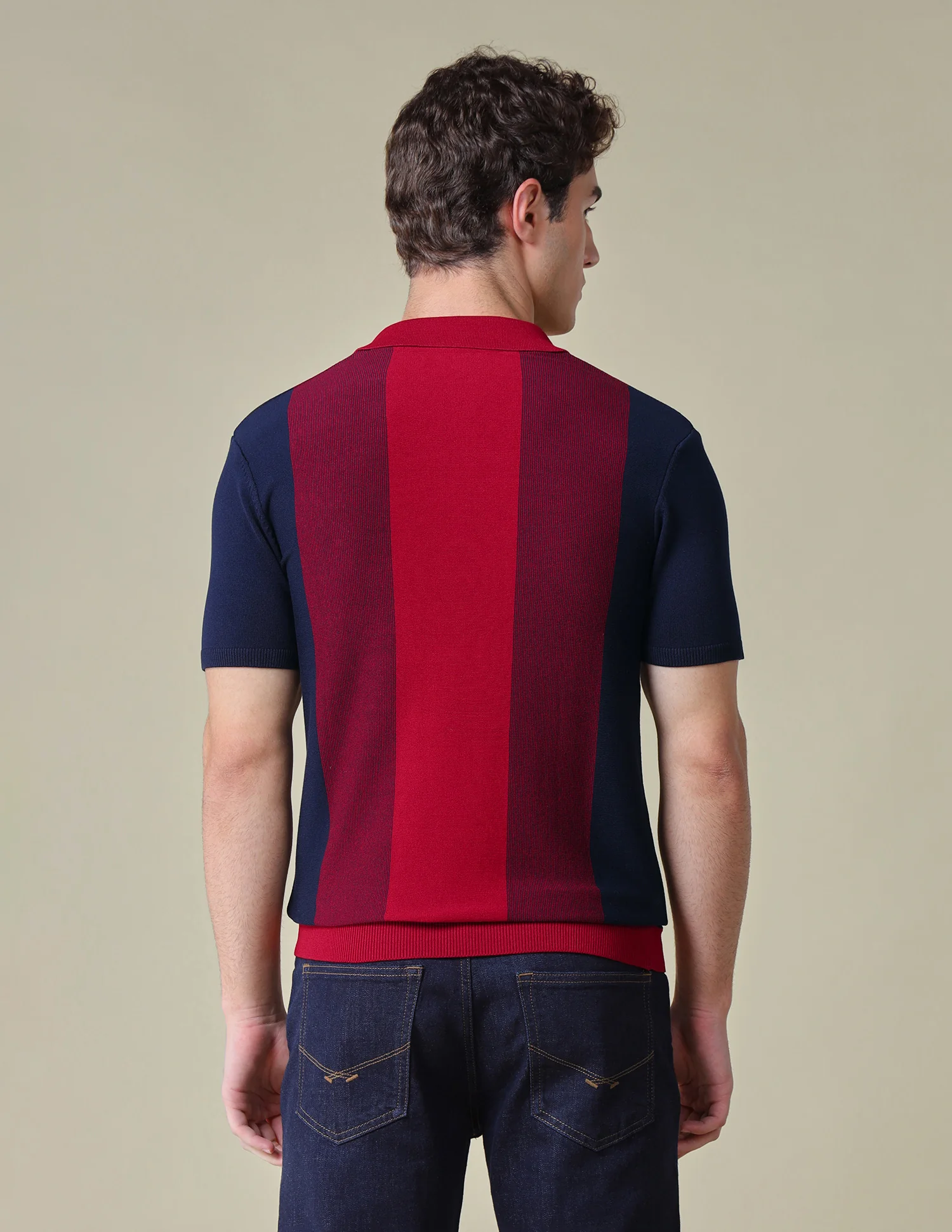 Colourblocked Regular Fit Polo Shirt - Image 5