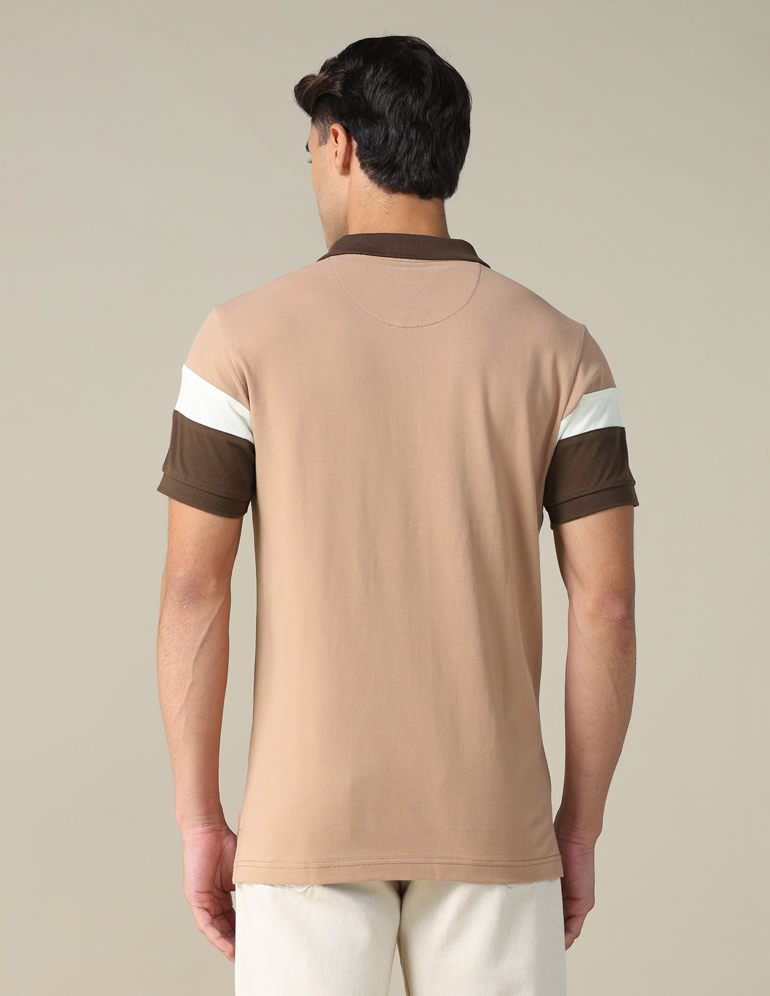 Colourblocked Regular Fit Polo Shirt - Image 5