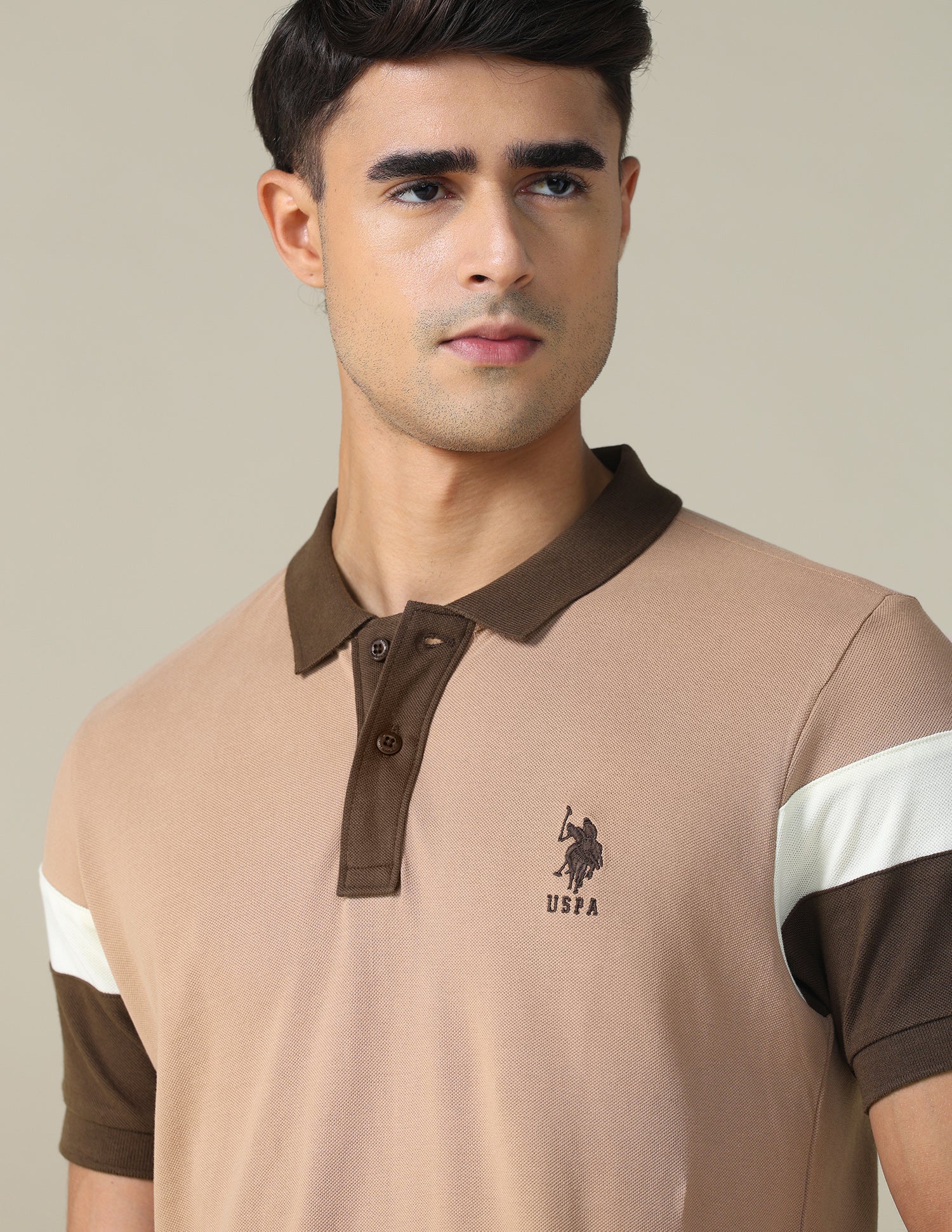 Colourblocked Regular Fit Polo Shirt - Image 7