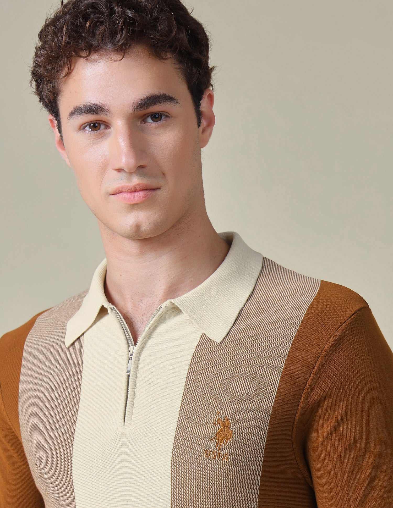 Colourblocked Regular Fit Polo Shirt - Image 7