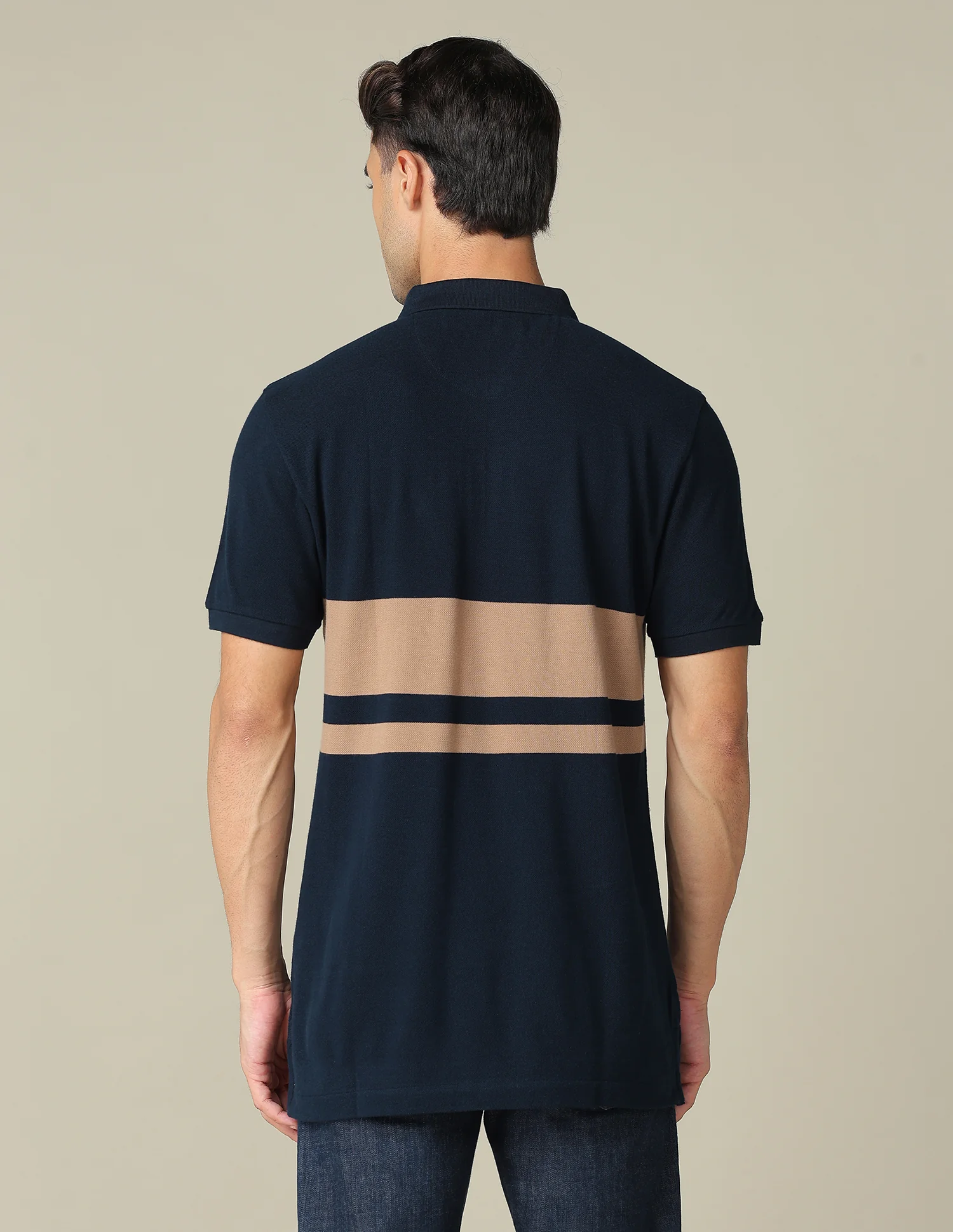 Colourblocked Regular Fit Polo Shirt - Image 5