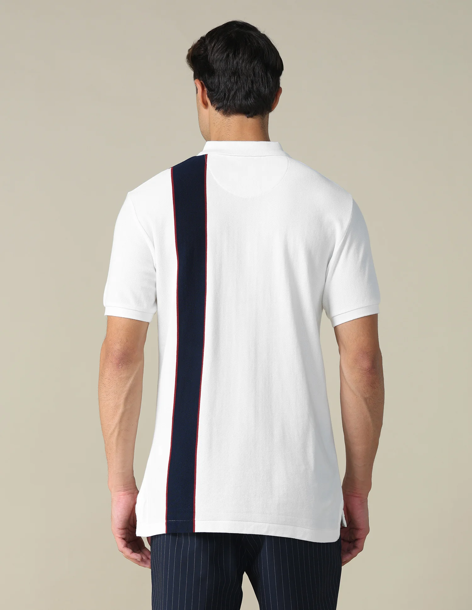 Colourblocked Regular Fit Polo Shirt - Image 5