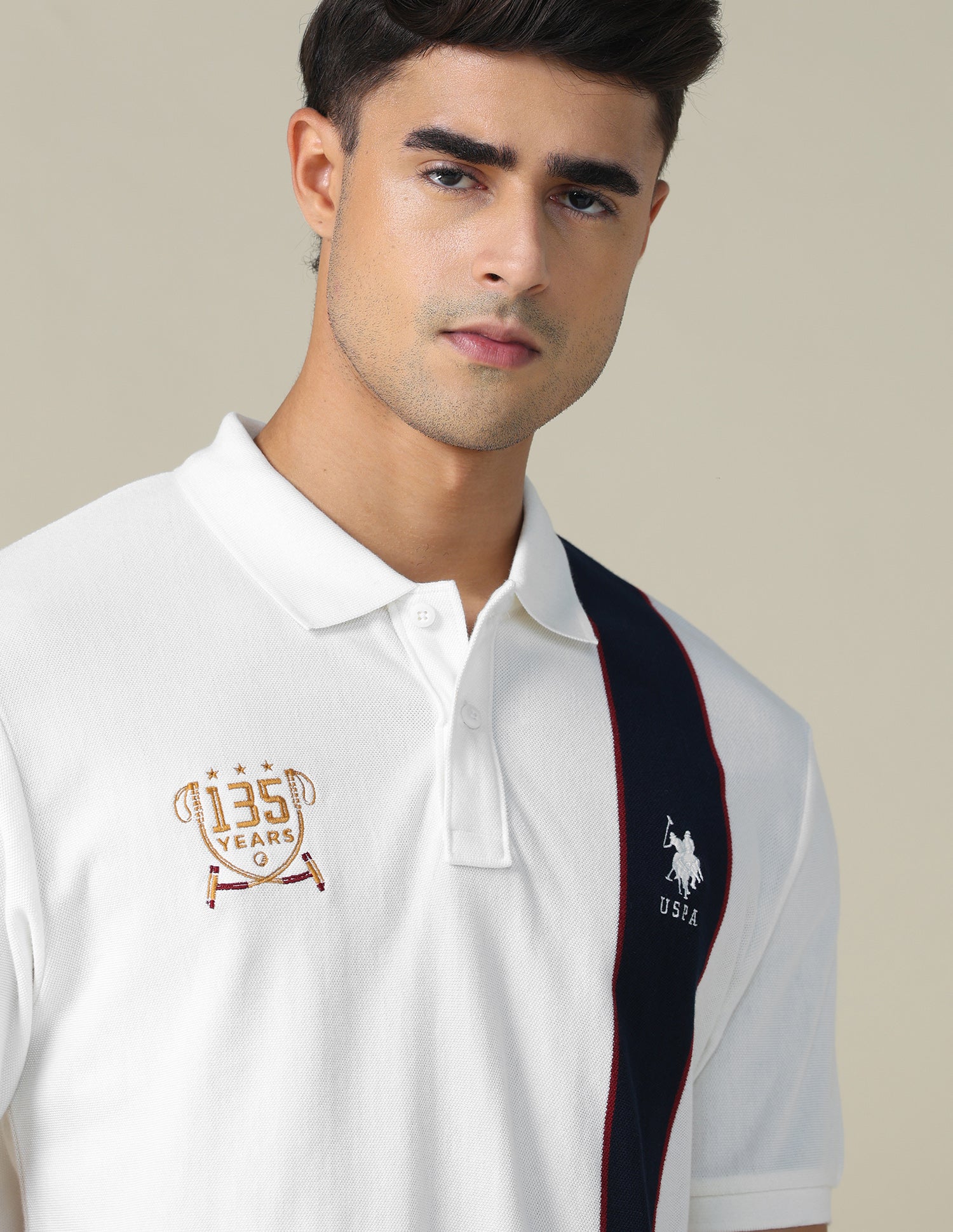 Colourblocked Regular Fit Polo Shirt - Image 7
