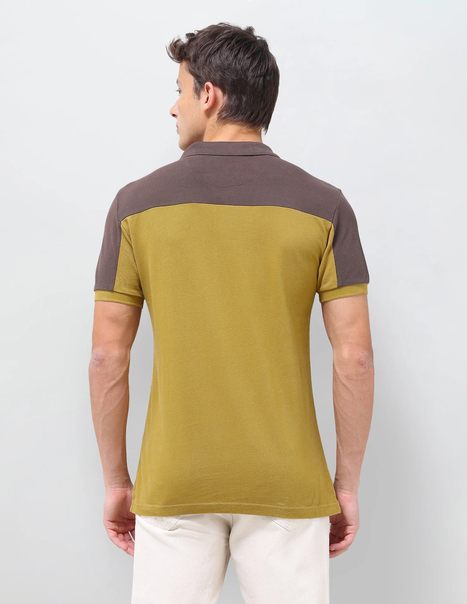 Colourblocked Regular Fit Polo Shirt - Image 5