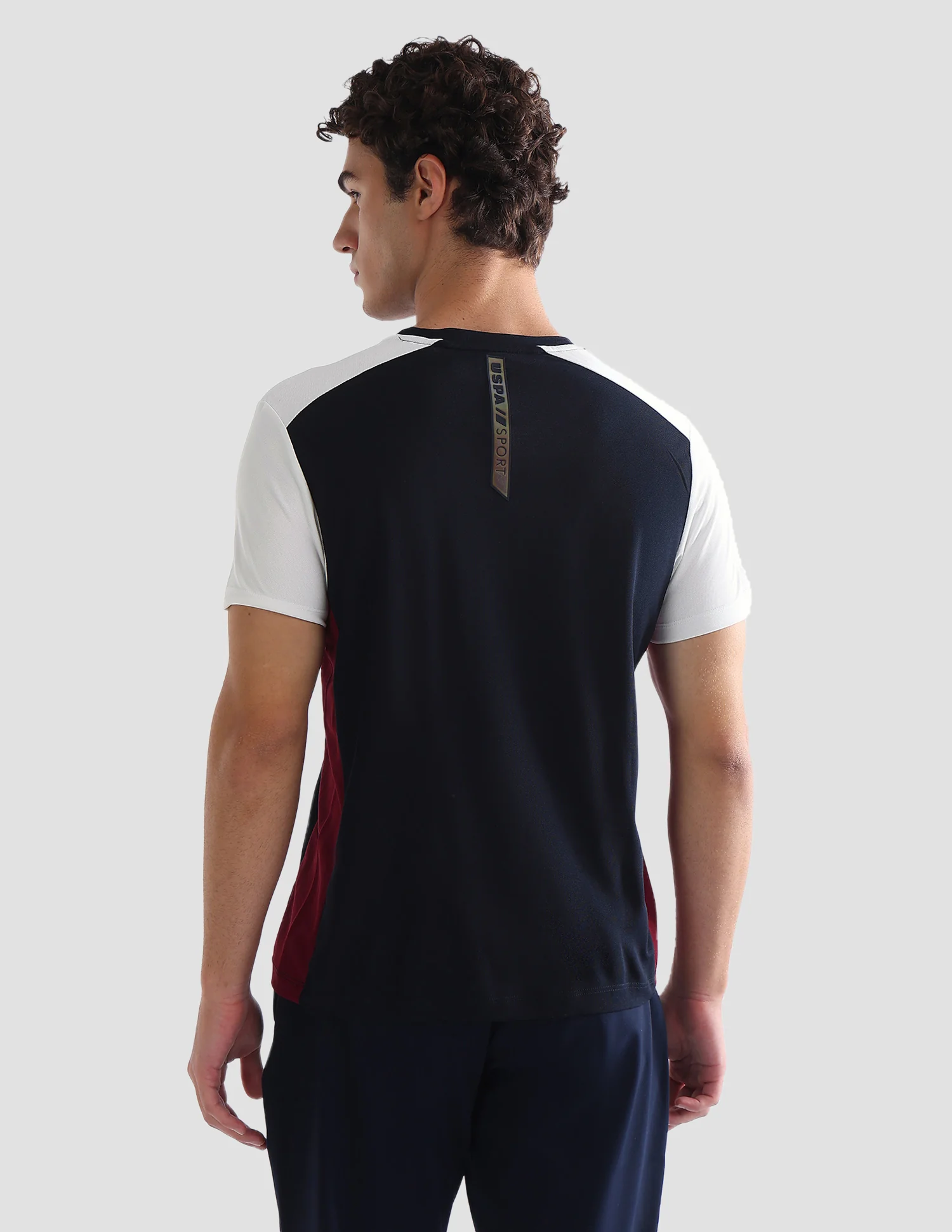 Colourblocked Slim Fit Active T-Shirt - Image 5