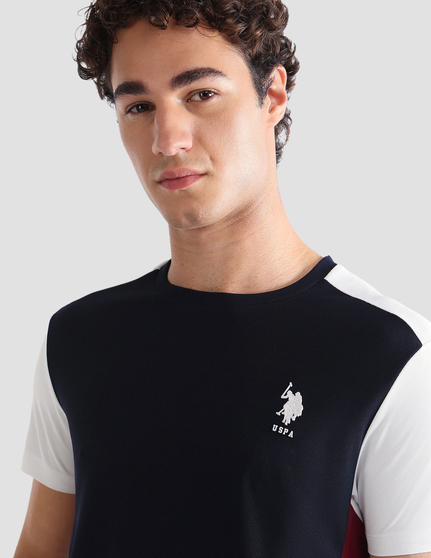 Colourblocked Slim Fit Active T-Shirt - Image 7