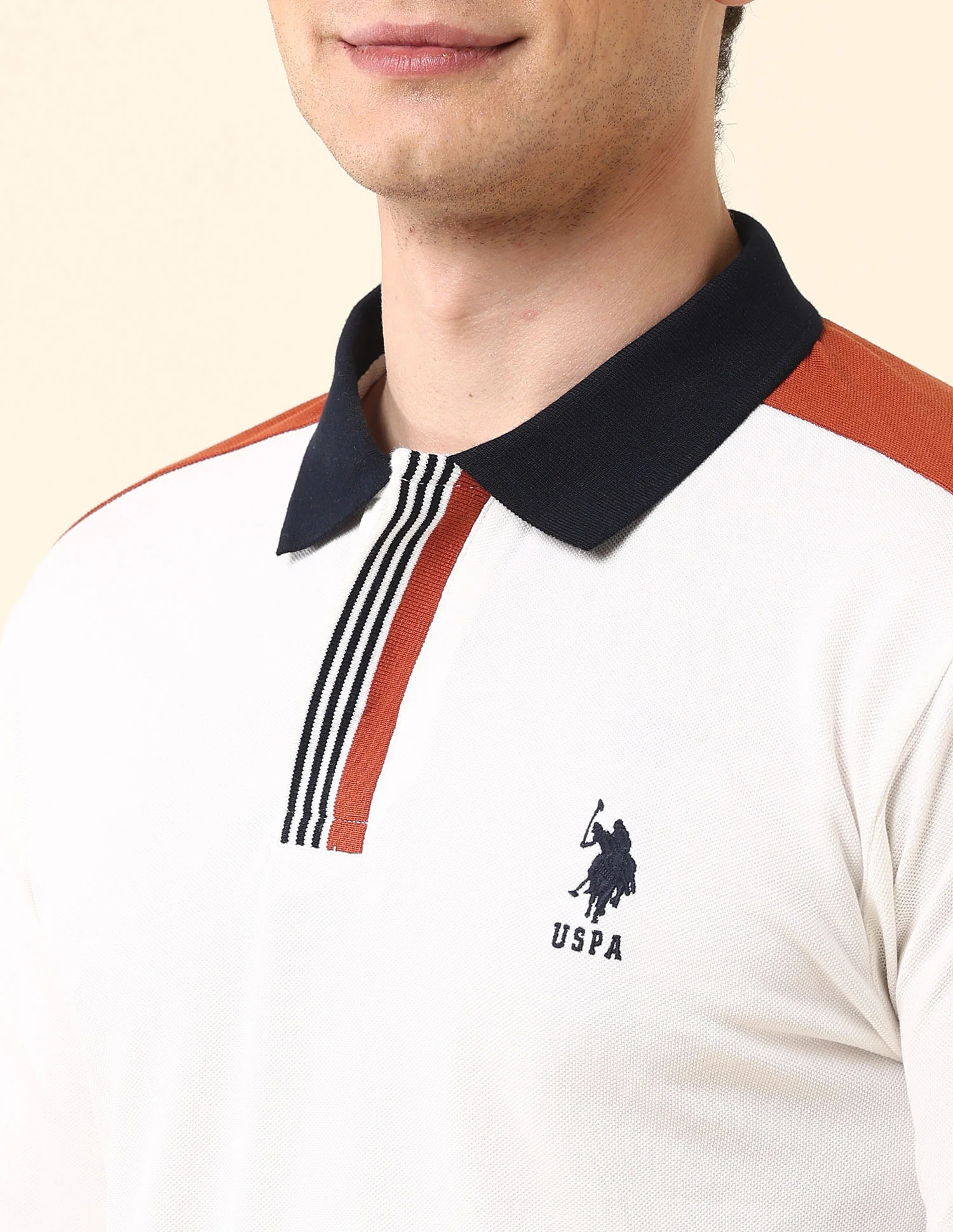 Colourblocked Slim Fit Classic Polo Shirt - Image 7