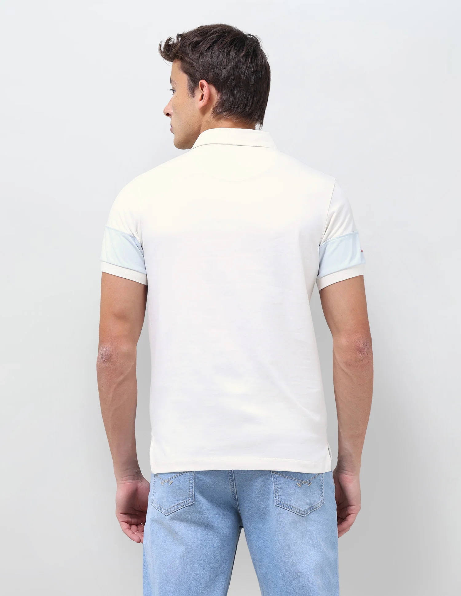 Colourblocked Slim Fit Polo Shirt - Image 5