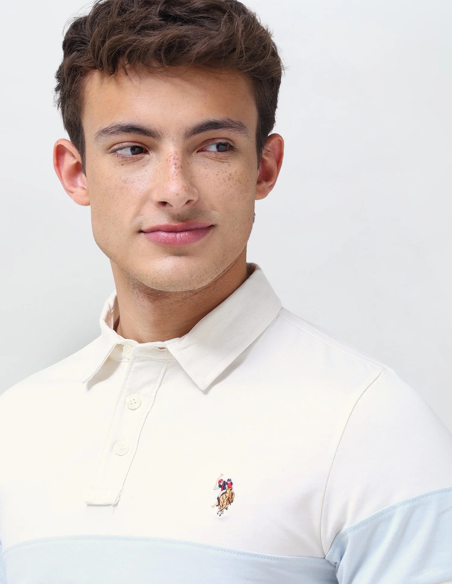 Colourblocked Slim Fit Polo Shirt - Image 7