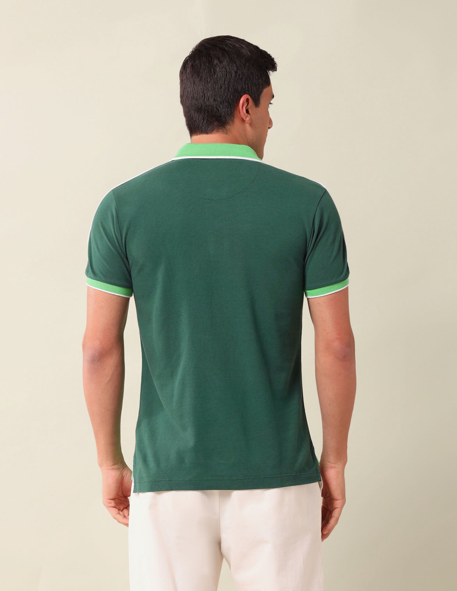 Colourblocked Slim Fit Polo Shirt - Image 5