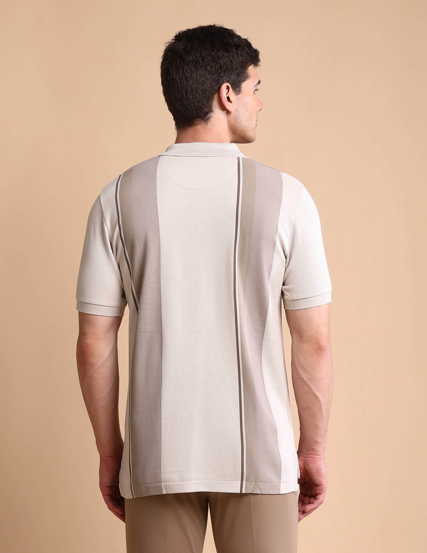 Colourblocked Slim Fit Polo Shirt - Image 5