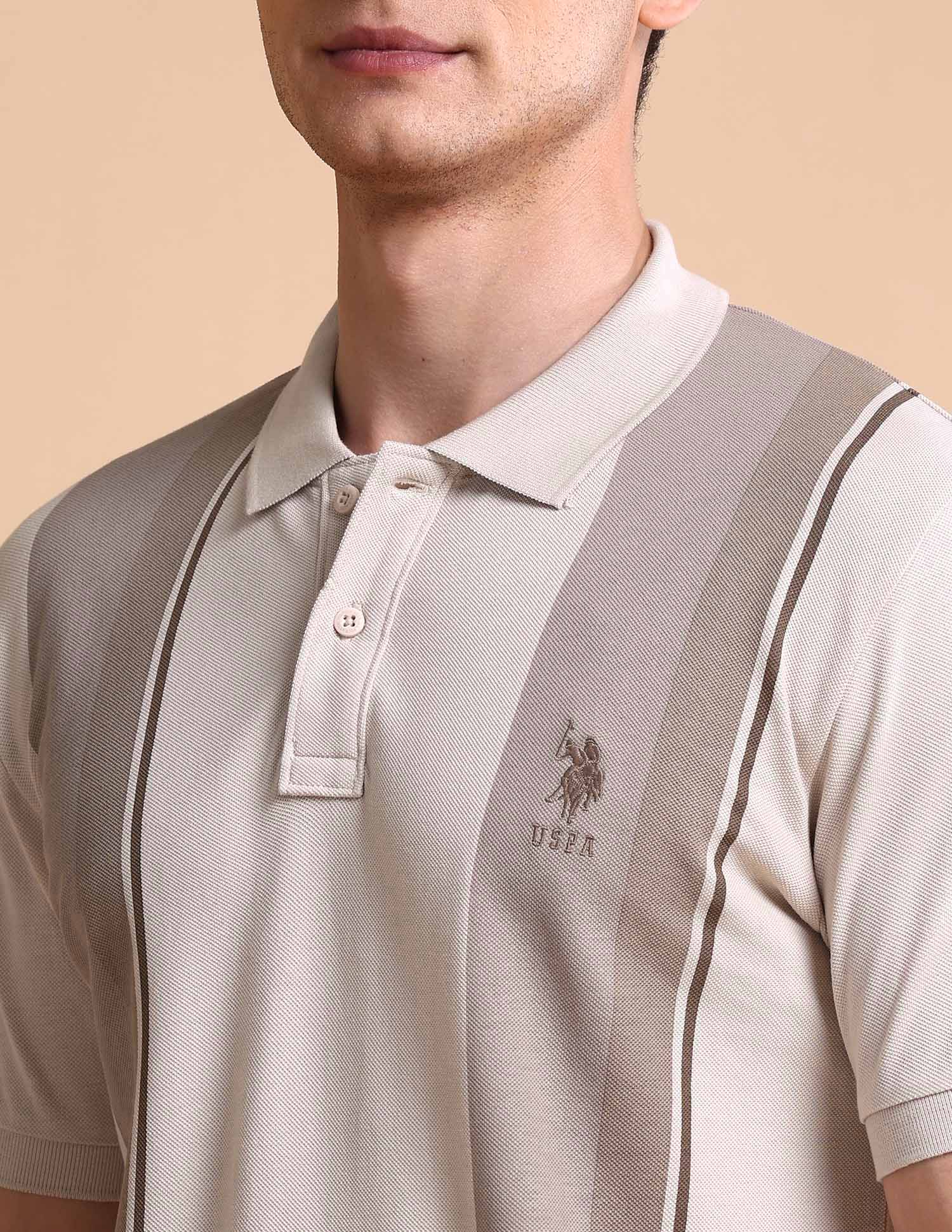 Colourblocked Slim Fit Polo Shirt - Image 7