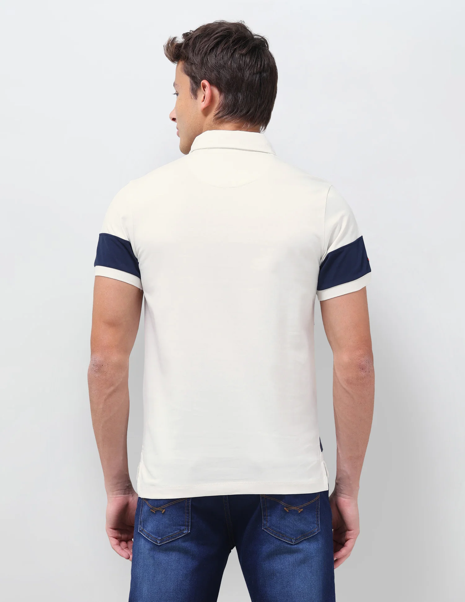 Colourblocked Slim Fit Polo Shirt - Image 5