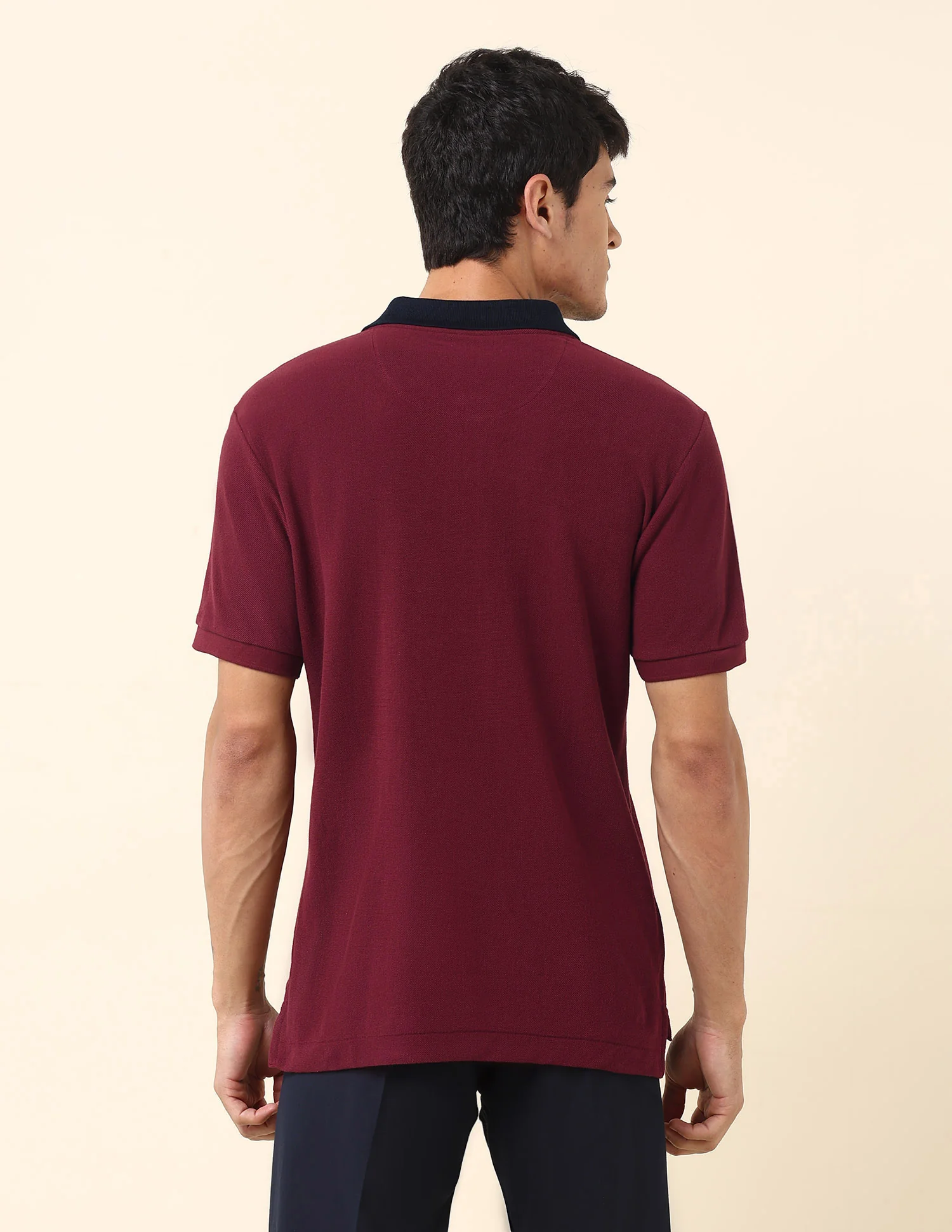 Colourblocked Slim Fit Polo Shirt - Image 5