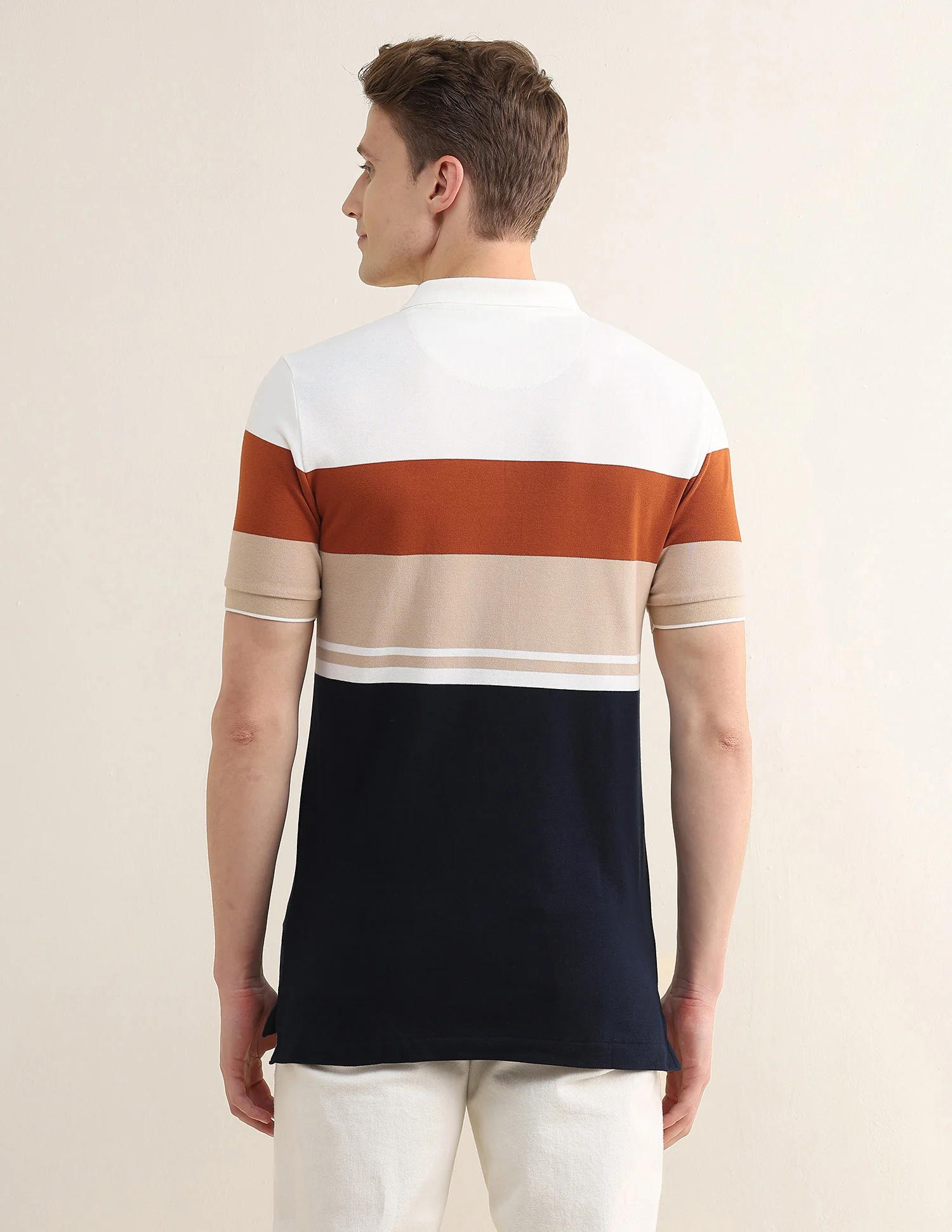 Colourblocked Slim Fit Polo Shirt - Image 5