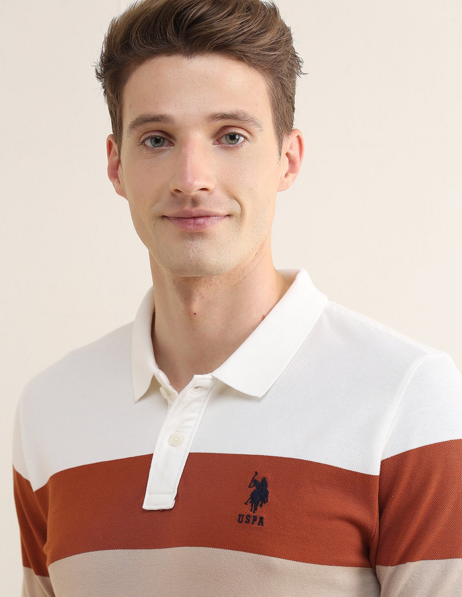 Colourblocked Slim Fit Polo Shirt - Image 7