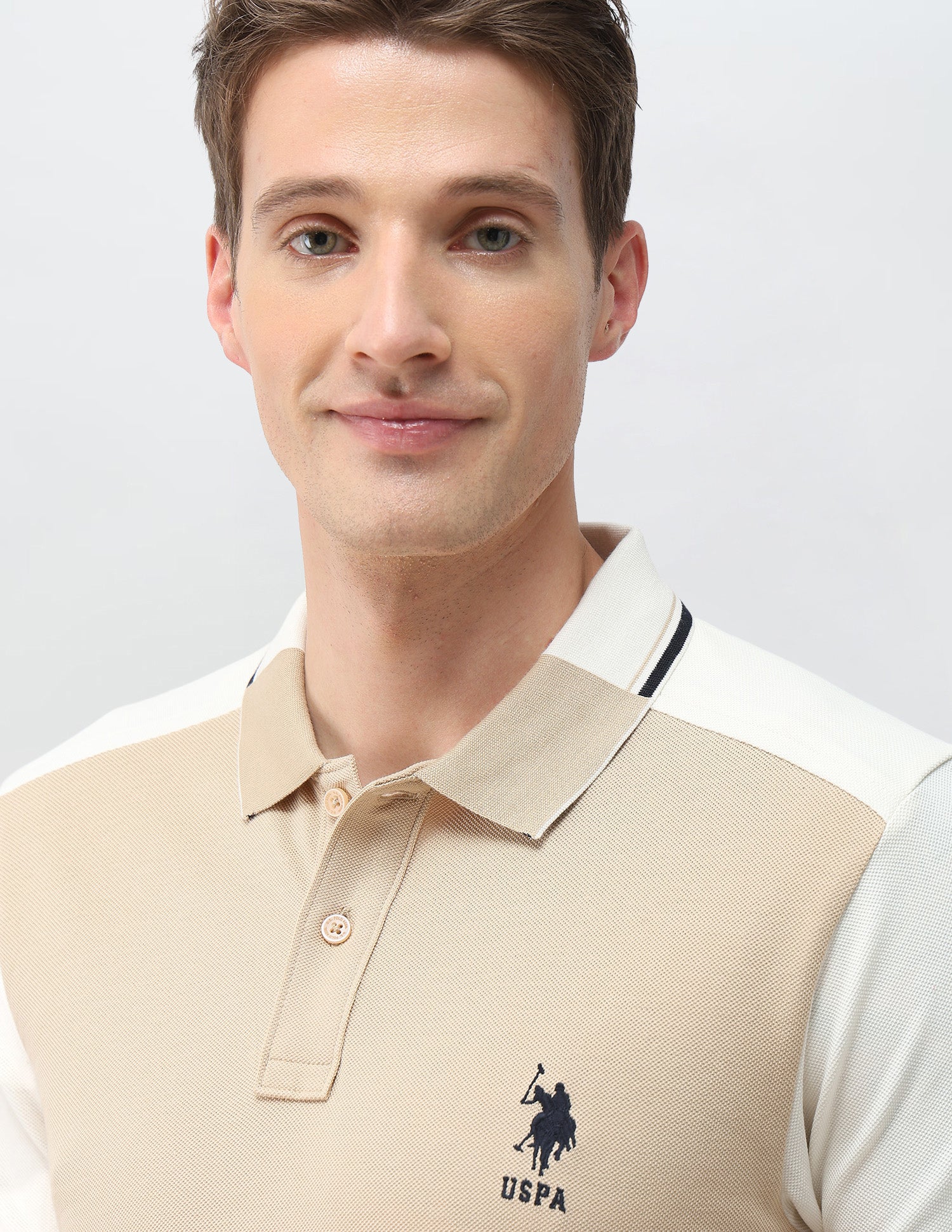 Colourblocked Slim Fit Polo Shirt - Image 7