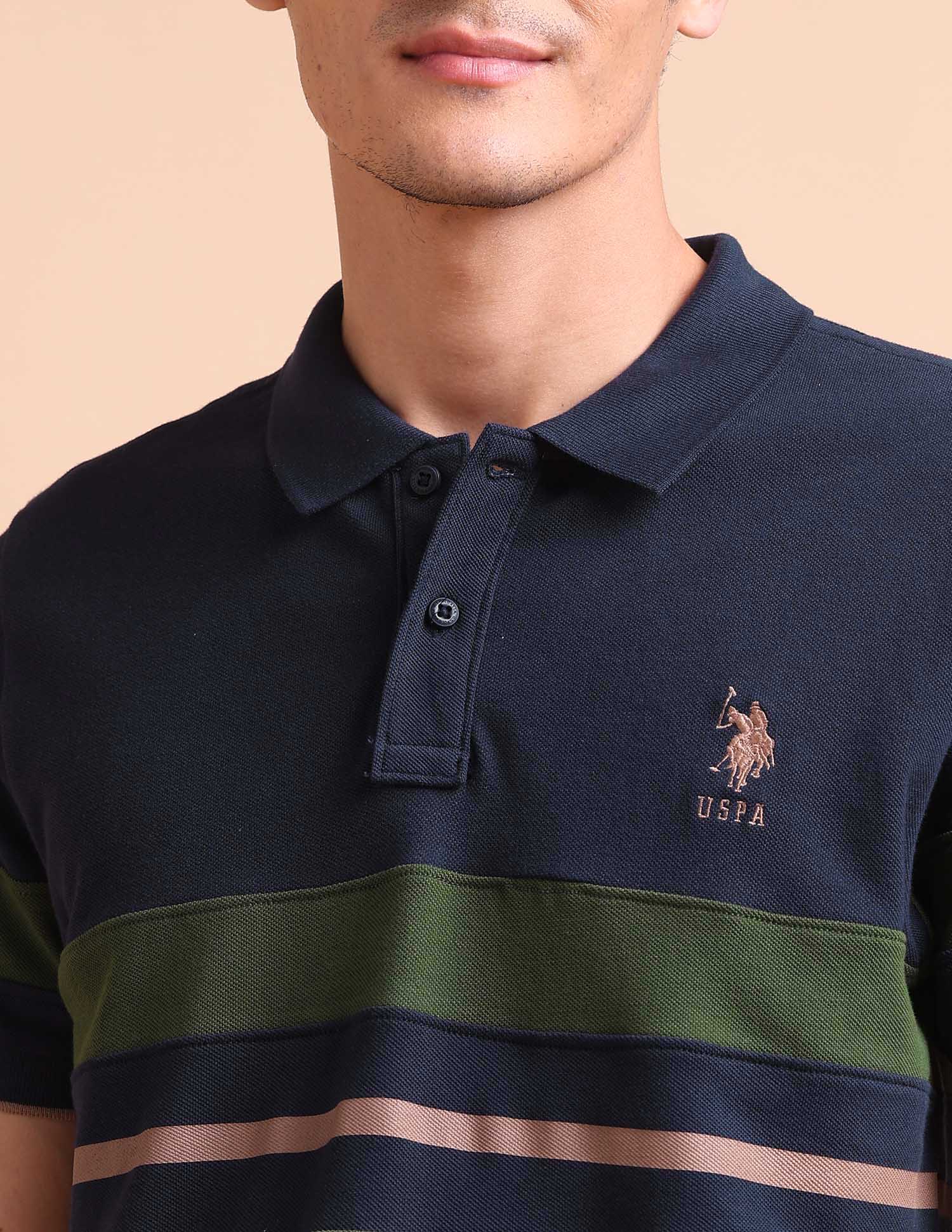 Colourblocked Slim Fit Polo Shirt - Image 7