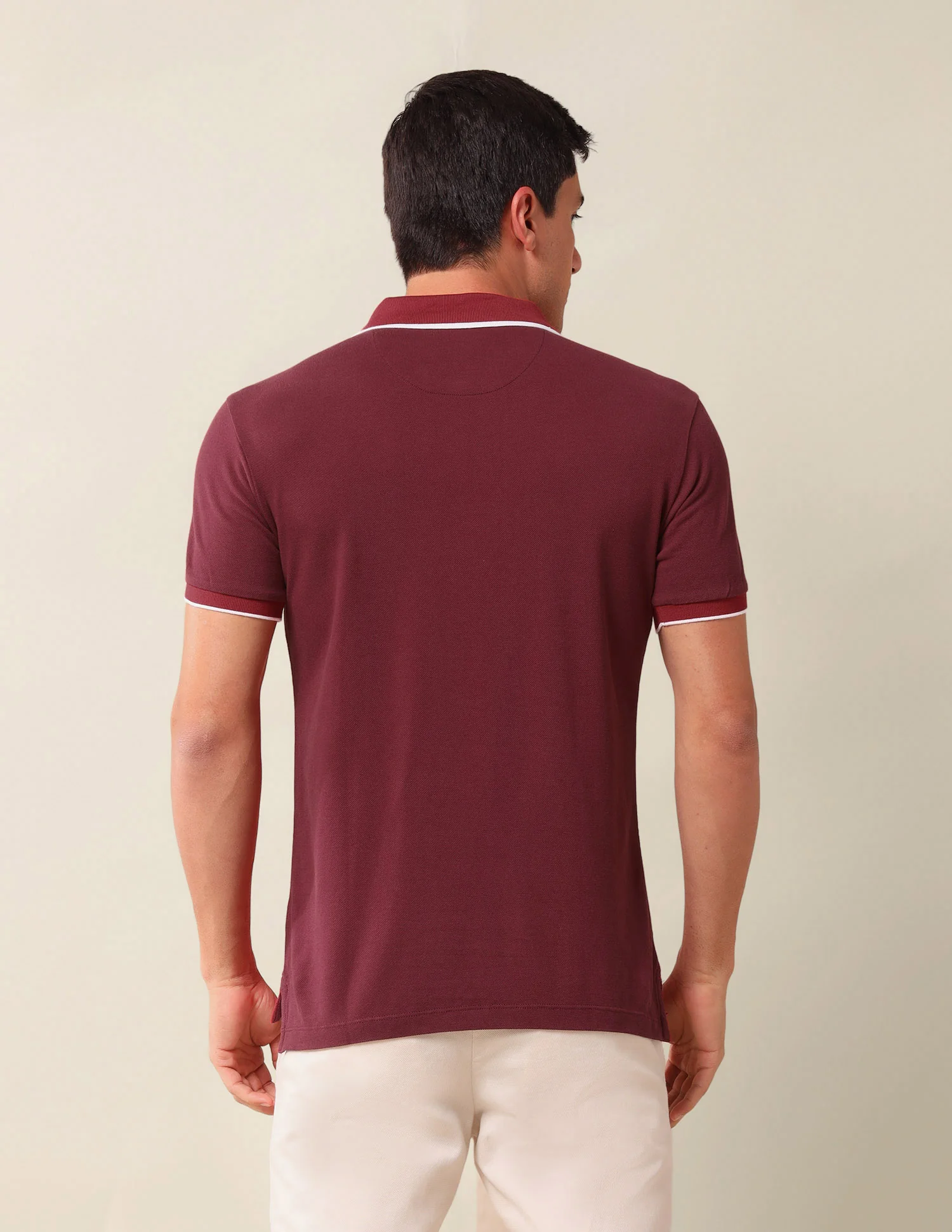 Colourblocked Slim Fit Polo Shirt - Image 5