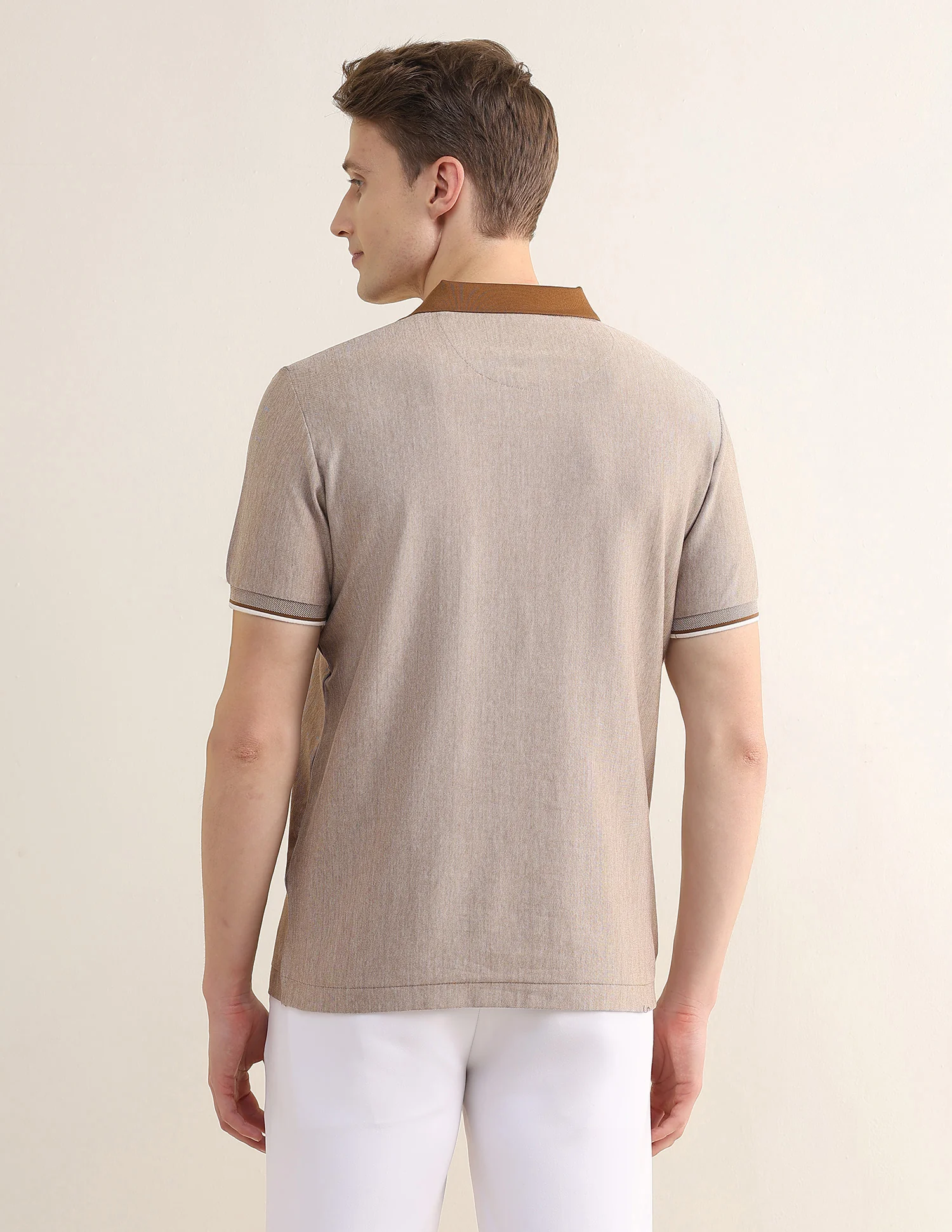 Colourblocked Slim Fit Polo Shirt - Image 5