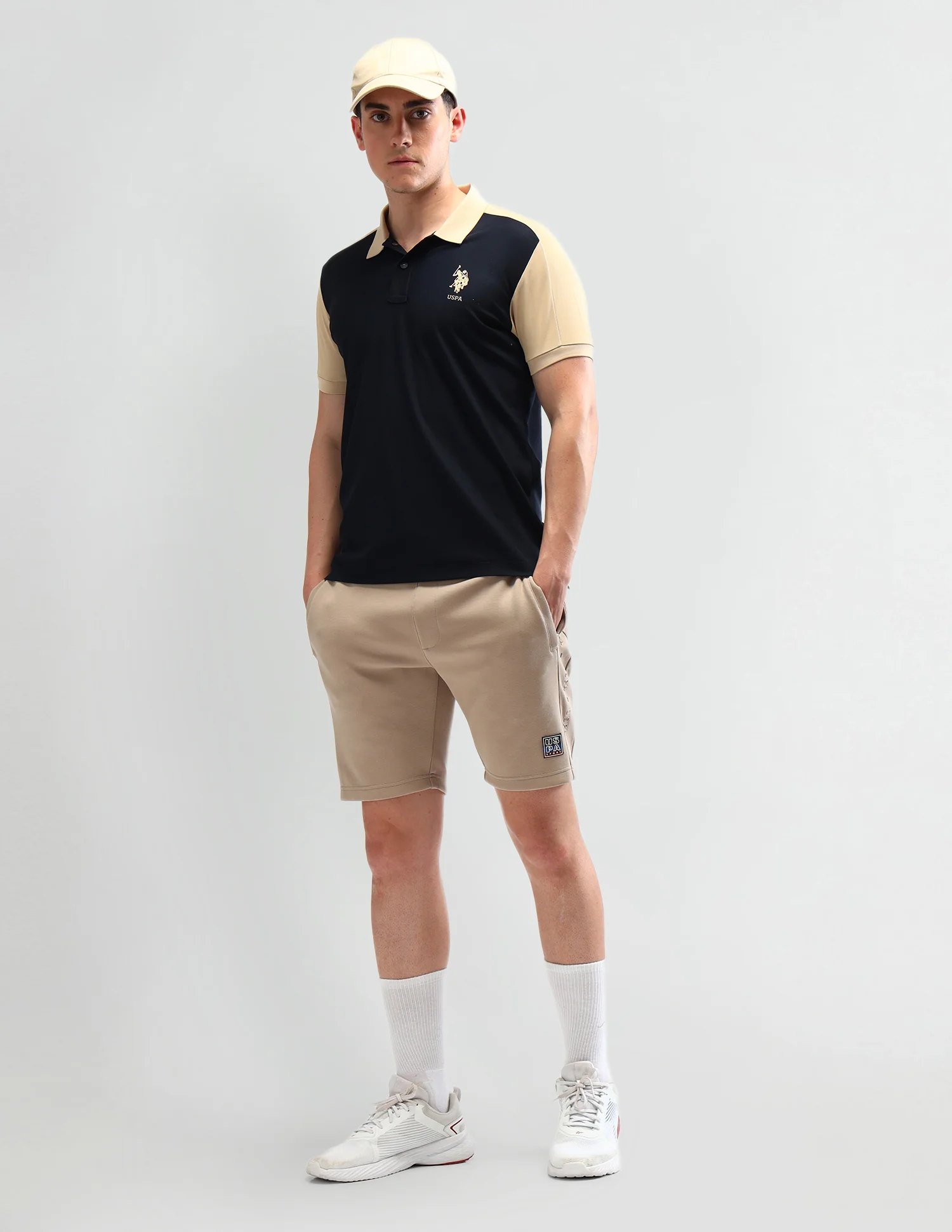 Colourblocked Slim Fit Polo Shirt - Image 3