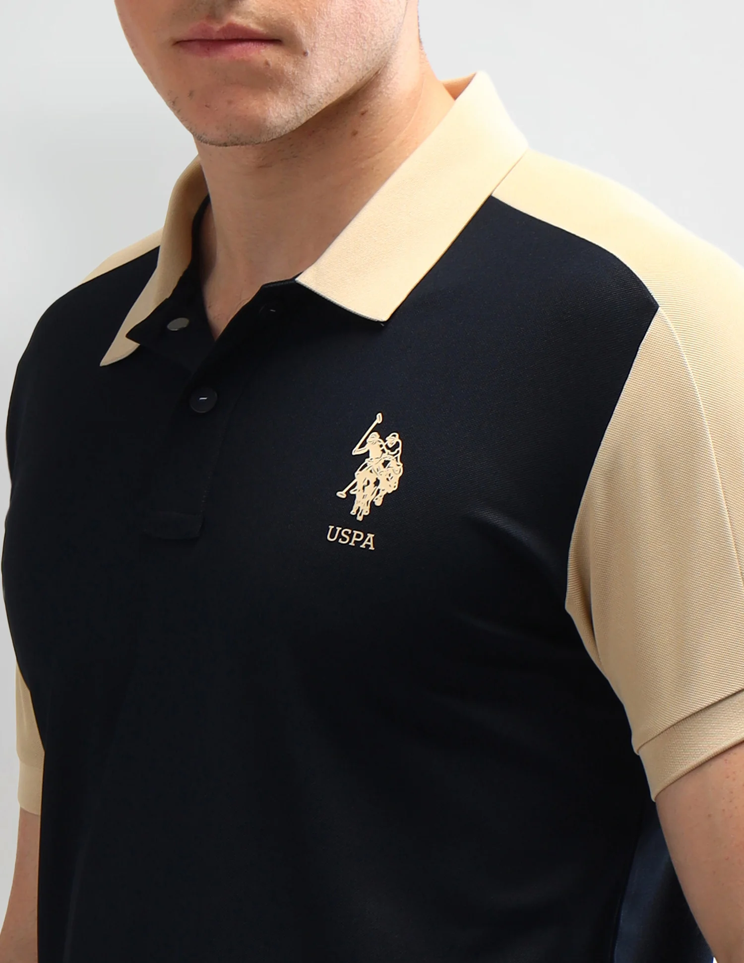 Colourblocked Slim Fit Polo Shirt - Image 7
