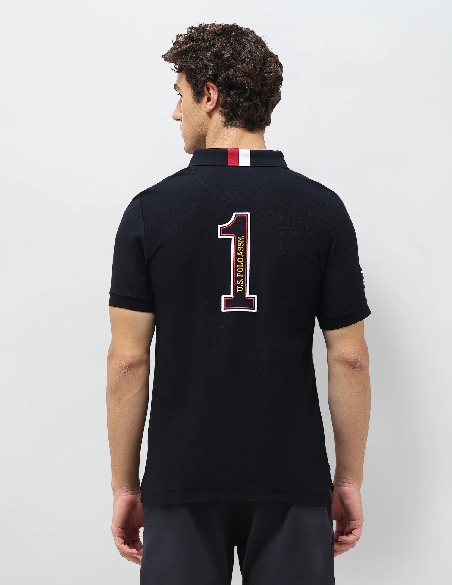 Colourblocked Slim Fit Polo Shirt - Image 5