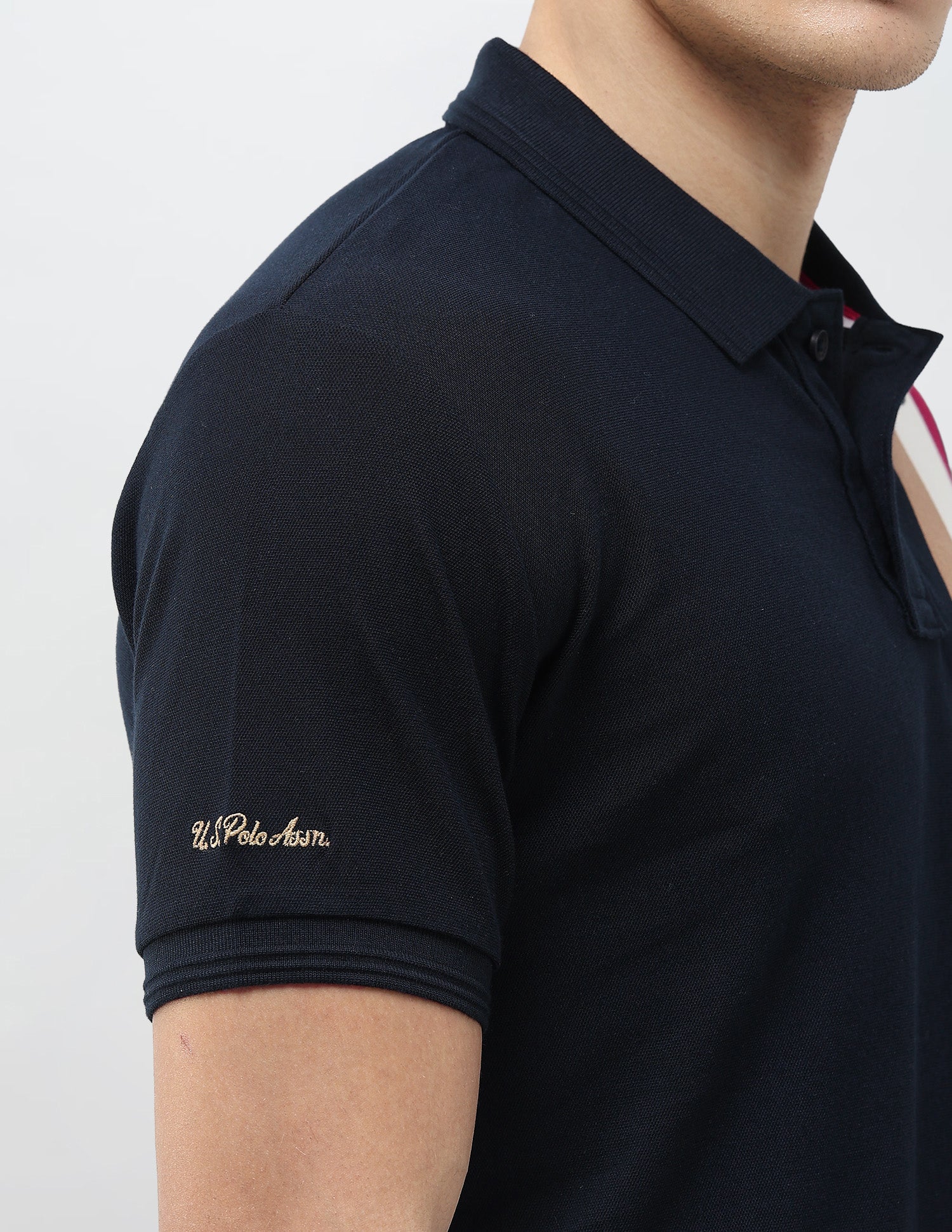 Colourblocked Slim Fit Polo Shirt - Image 8