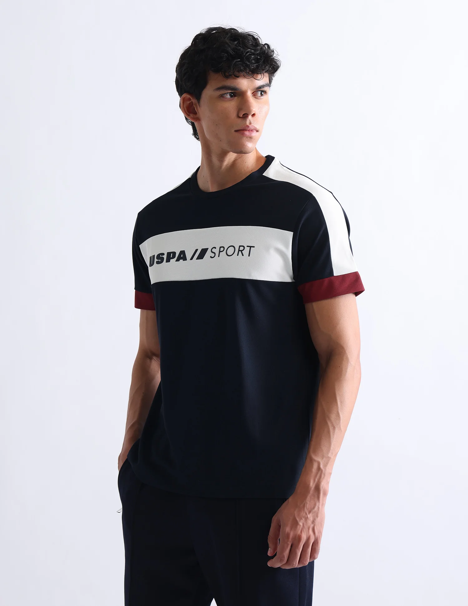 Colourblocked Slim Fit T-Shirt - Image 4