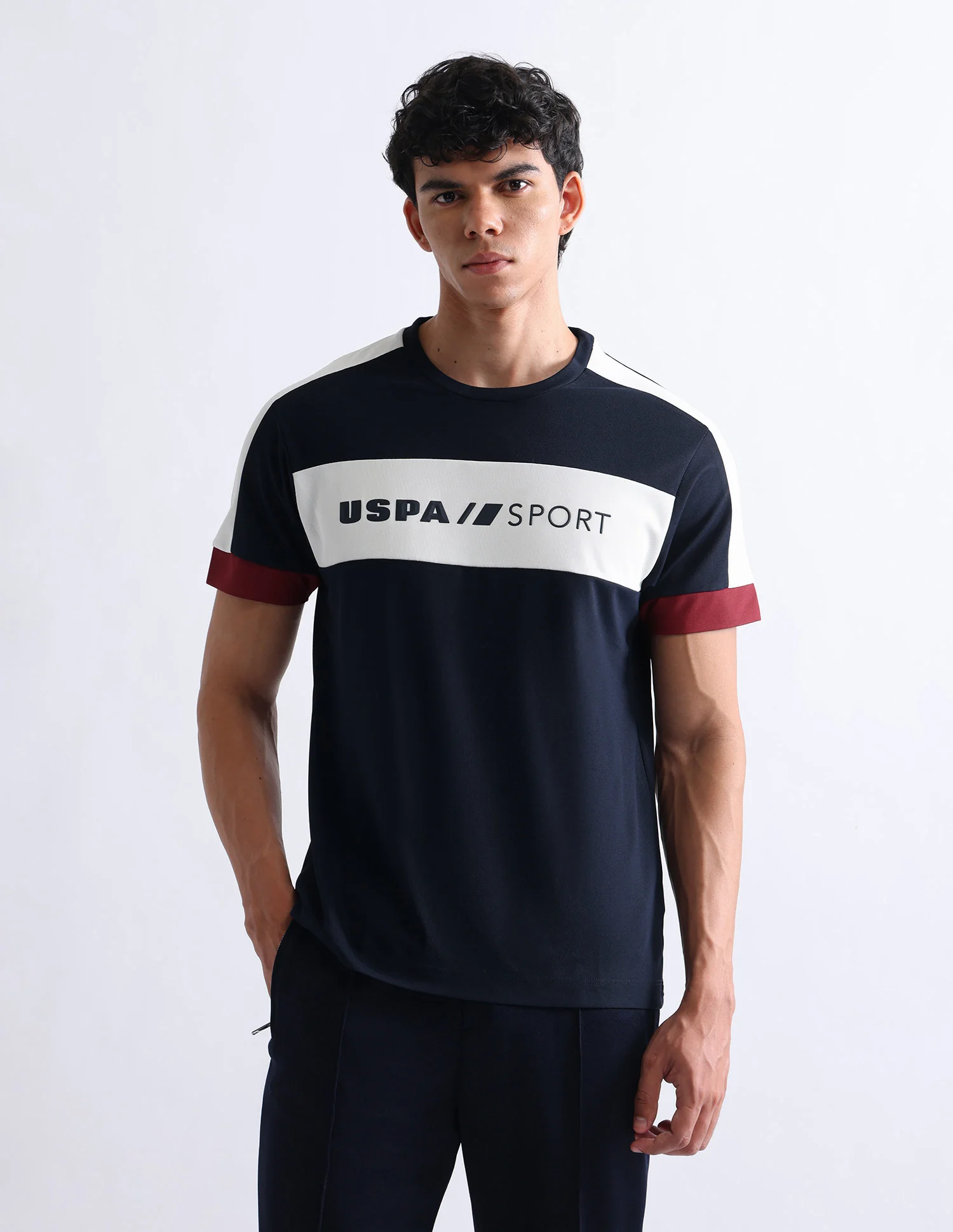 Colourblocked Slim Fit T-Shirt - Image 6