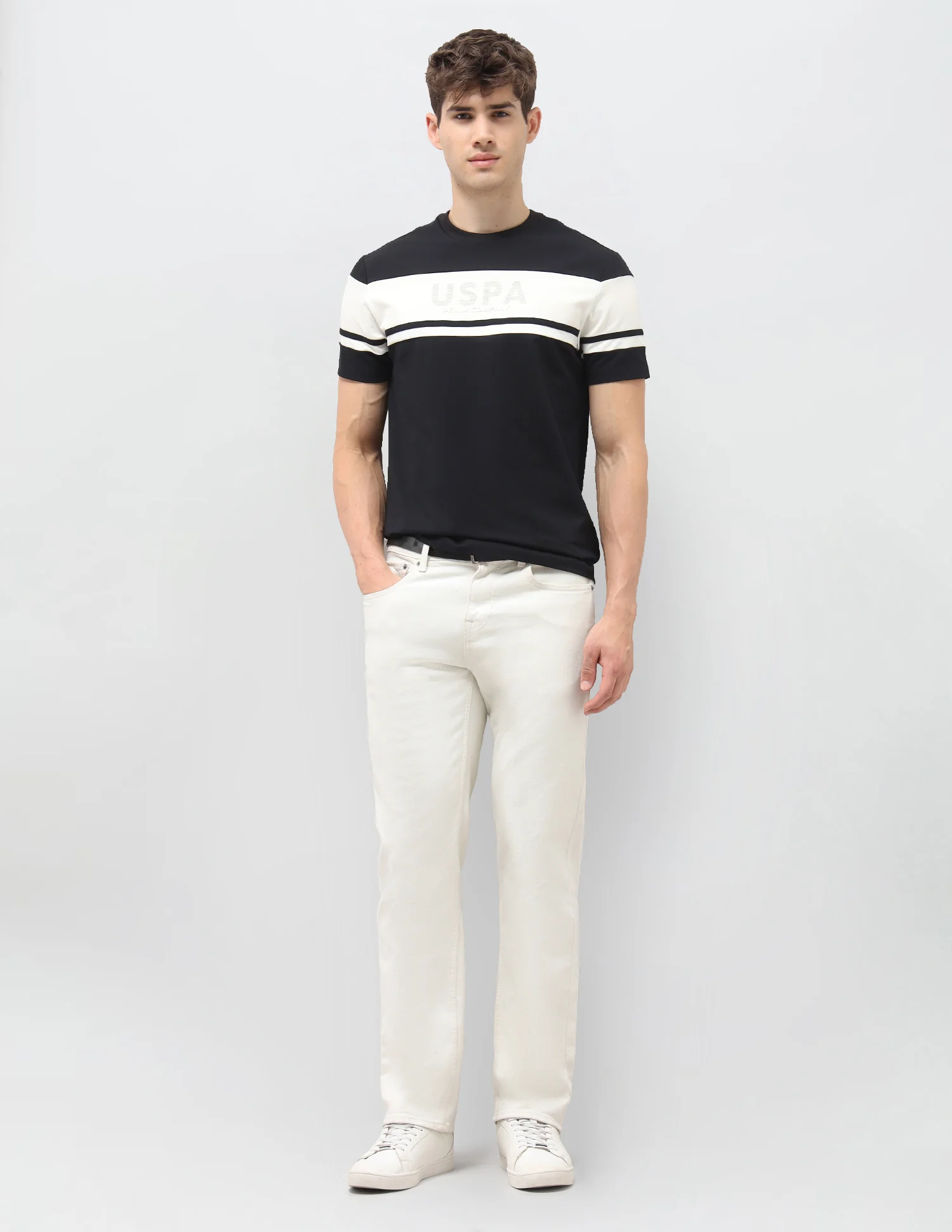 Colourblocked Slim Fit T-Shirt - Image 3
