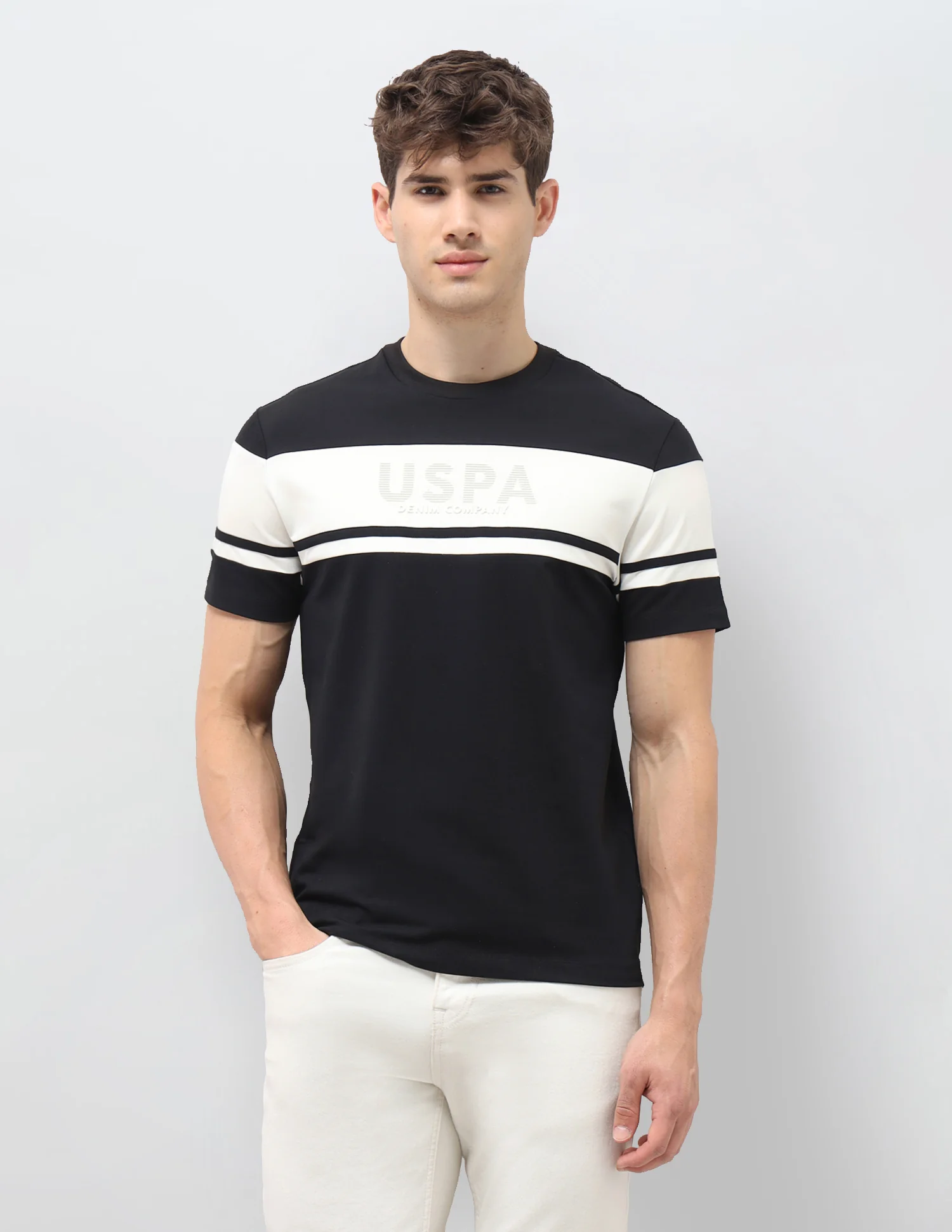Colourblocked Slim Fit T-Shirt - Image 6