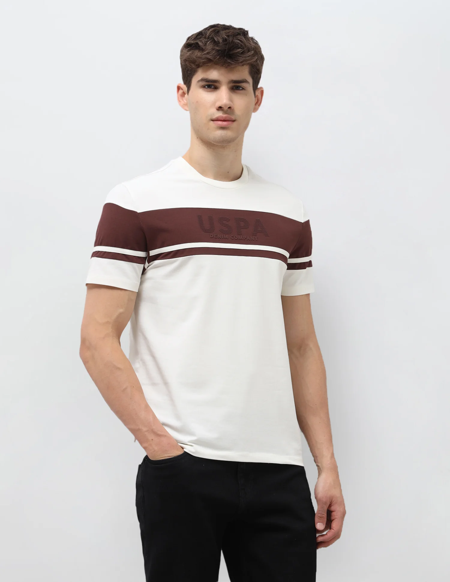 Colourblocked Slim Fit T-Shirt - Image 4