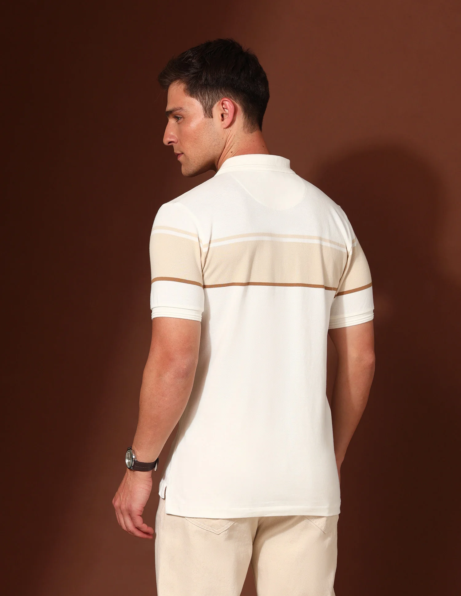 Colourblocked Working Holiday Polo Shirt - Image 5