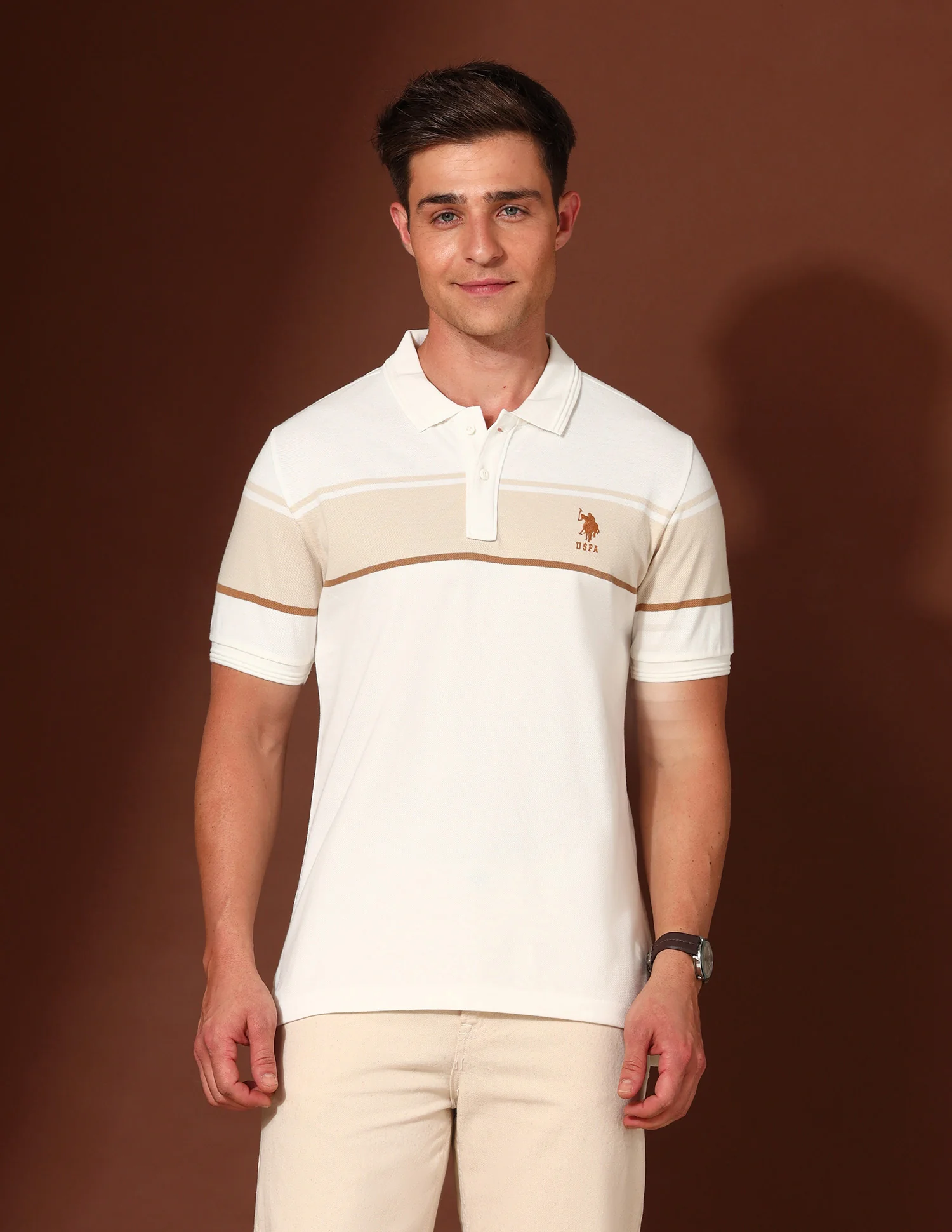 Colourblocked Working Holiday Polo Shirt - Image 6