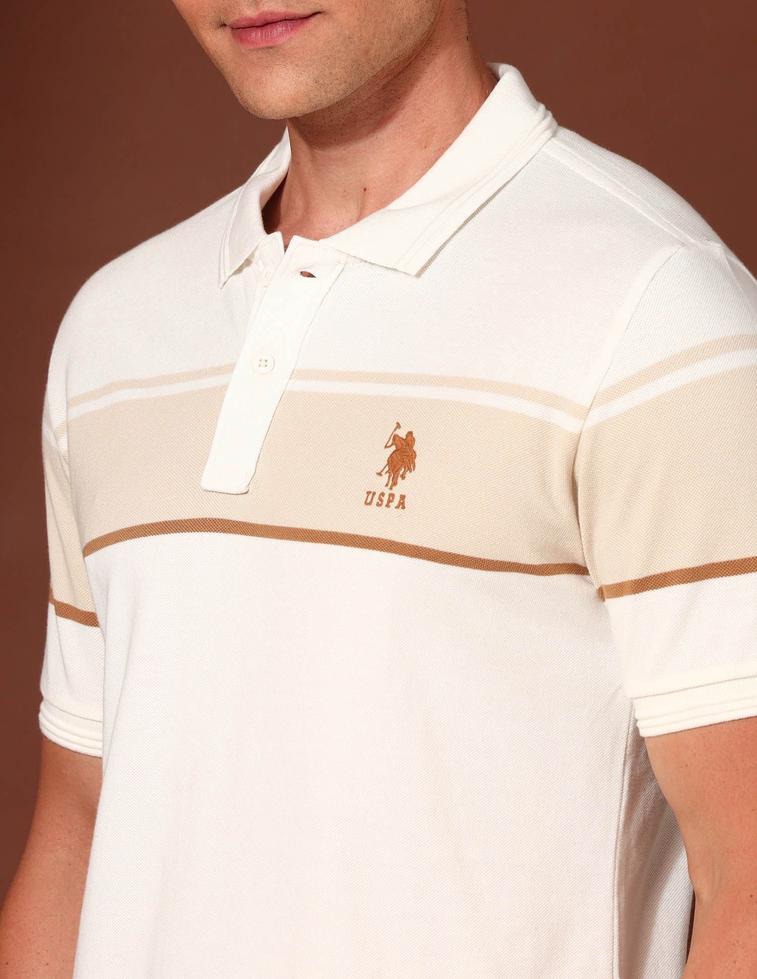 Colourblocked Working Holiday Polo Shirt - Image 7