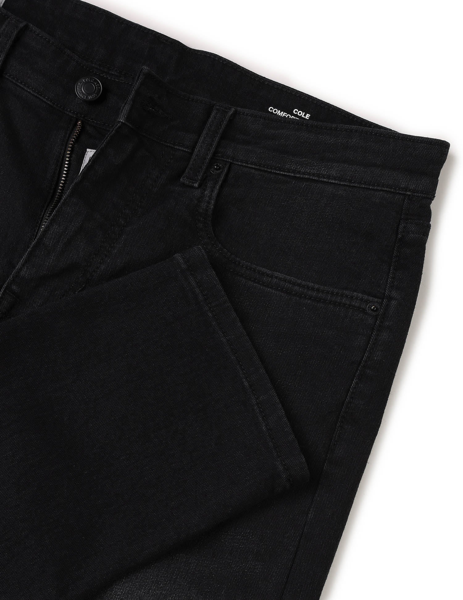 Comfort Cropped Fit Black Jeans - Image 2