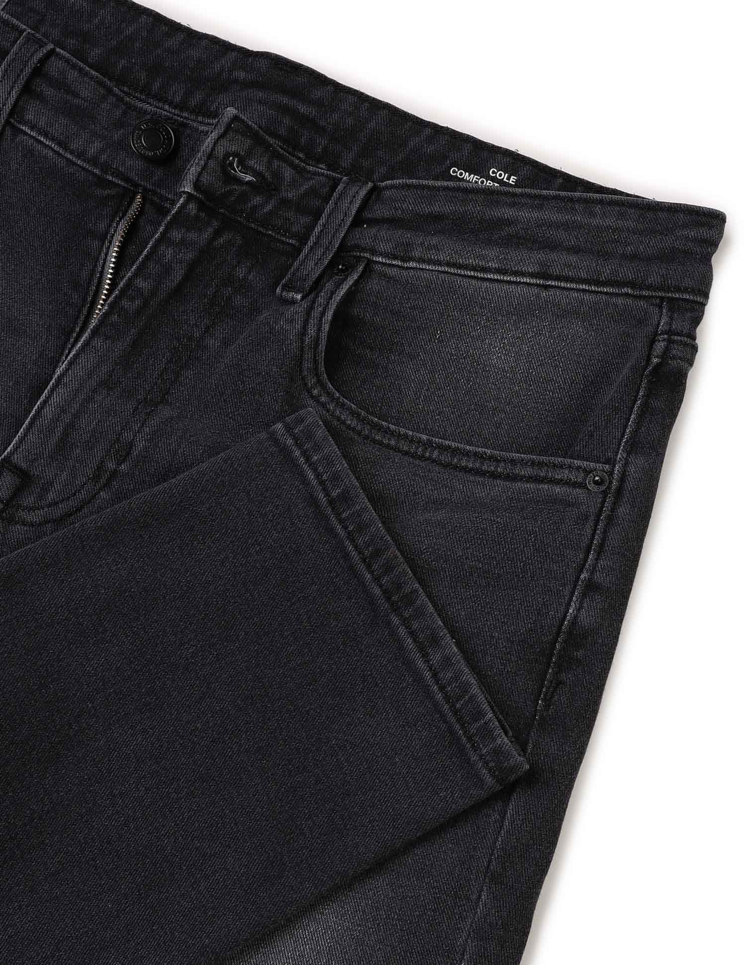 Comfort Cropped Fit Grey Jeans - Image 2