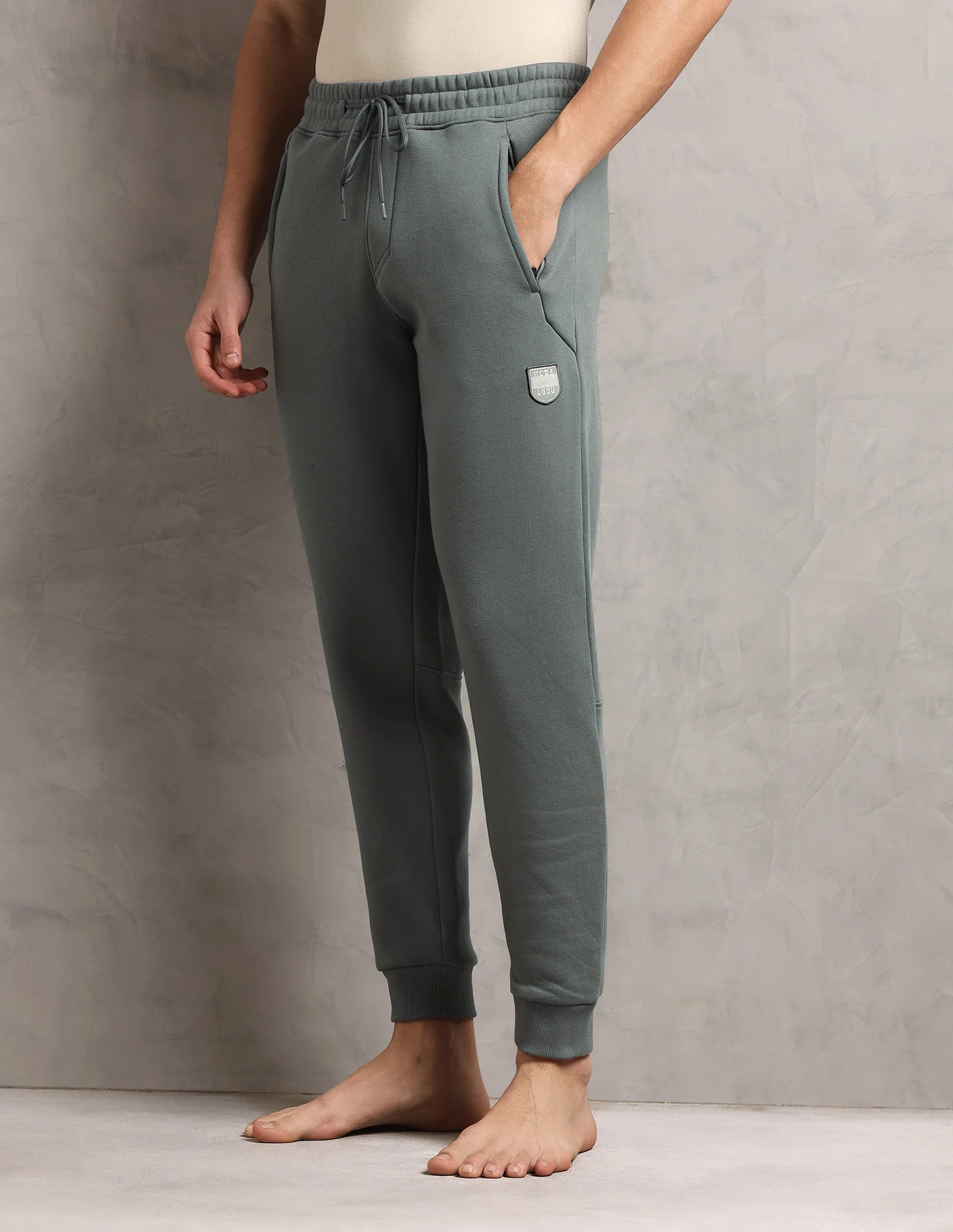 Comfort Fit  Cotton OJ008-PL  Lounge Joggers - Pack Of 1 - Image 4
