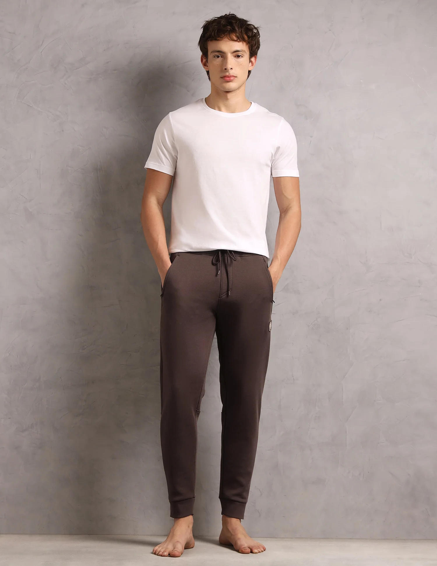 Comfort Fit  Cotton OJ008-PL  Lounge Joggers - Pack Of 1 - Image 3