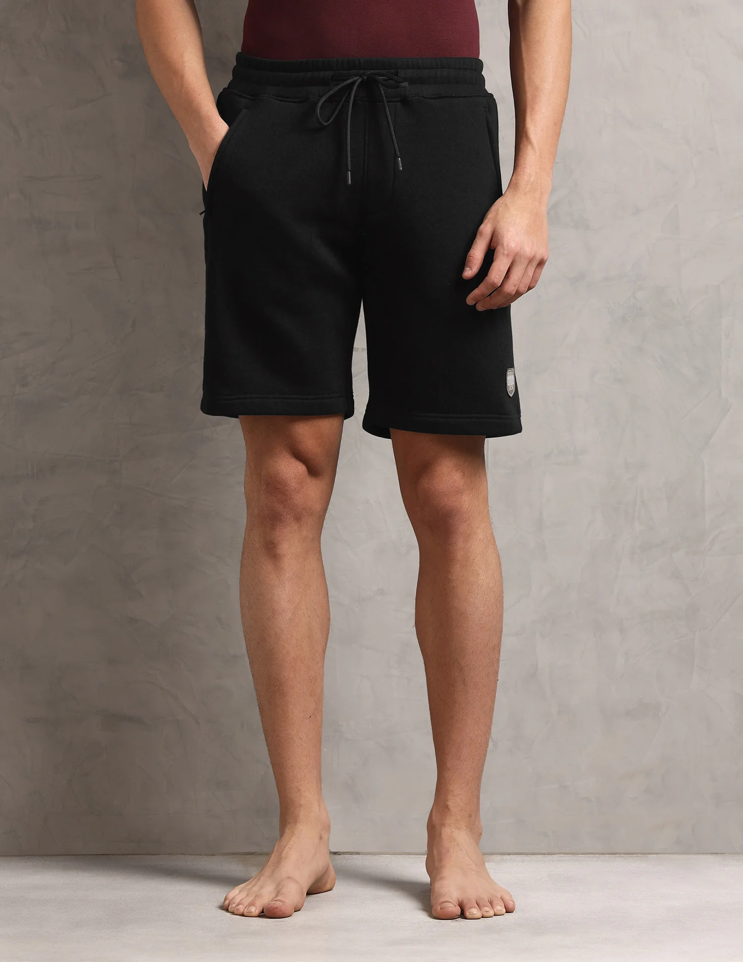 Comfort Fit Cotton Rich OES09-PL Lounge Shorts - Pack Of 1 - Image 6