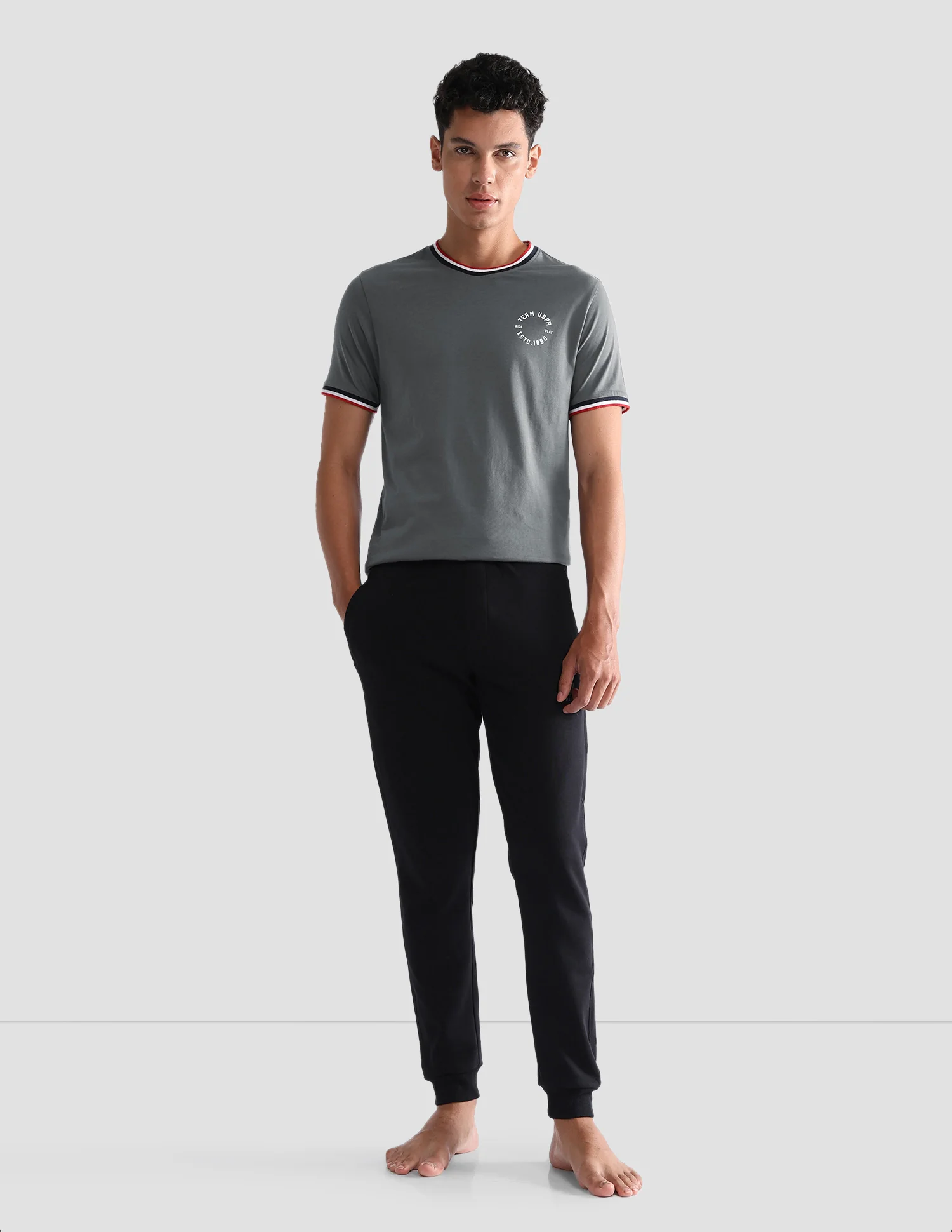 Comfort Fit Pure Cotton OEE01 Lounge T-Shirt - Pack Of 2 - Image 3